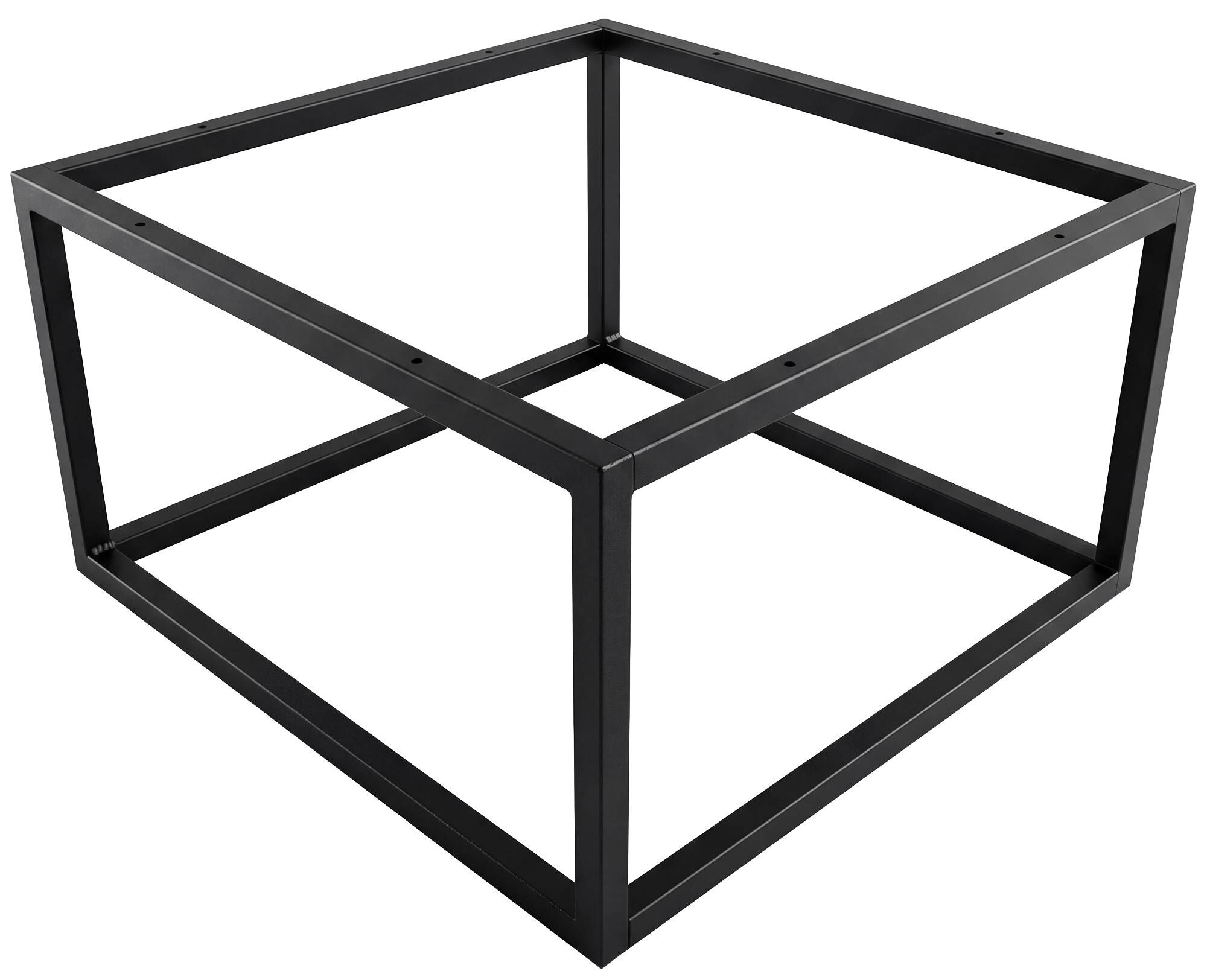Tischgestell Metall 80x80x42 cm, schwarz