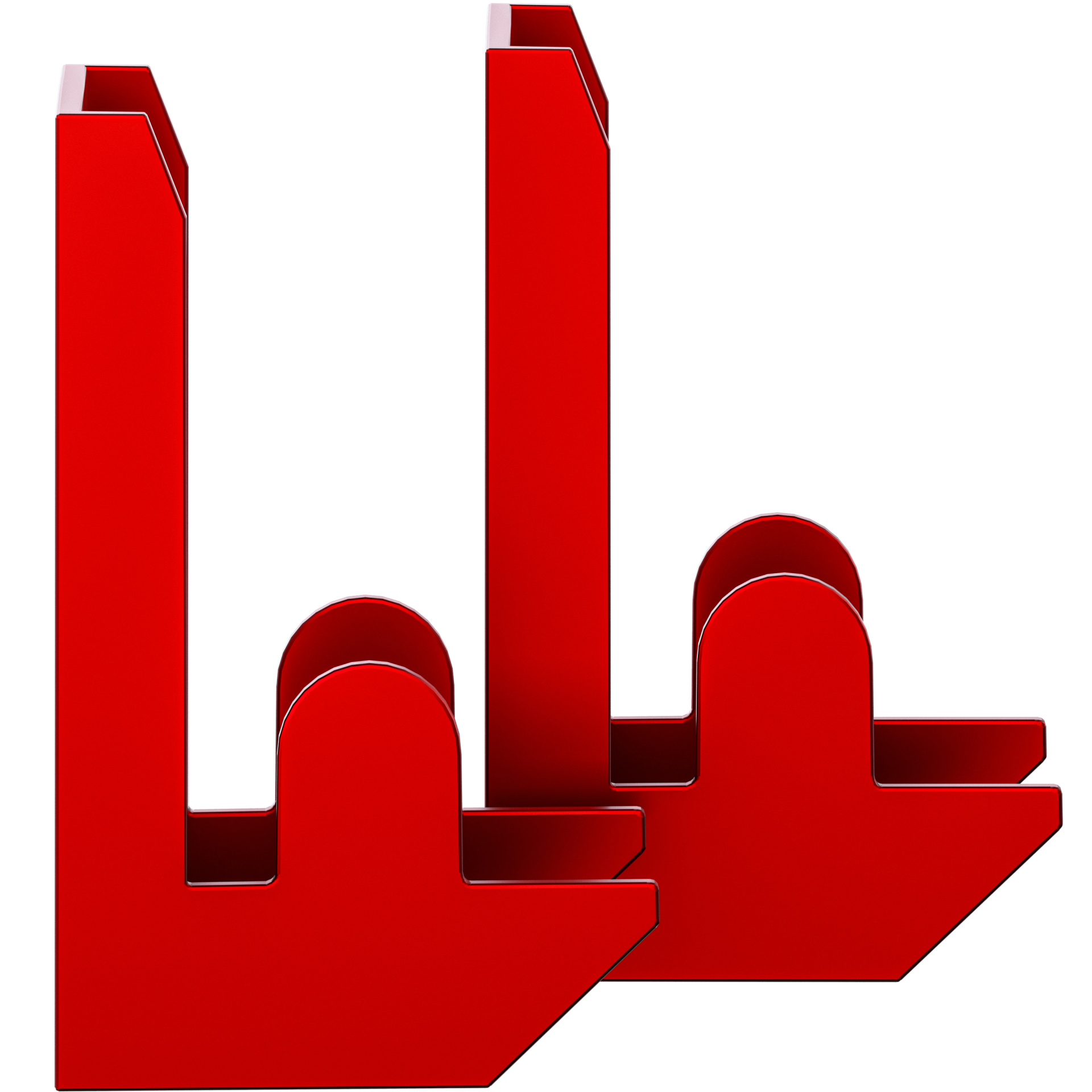 Schwerlasteckregal Rot 180x70x40cm verzinkt 875kg
