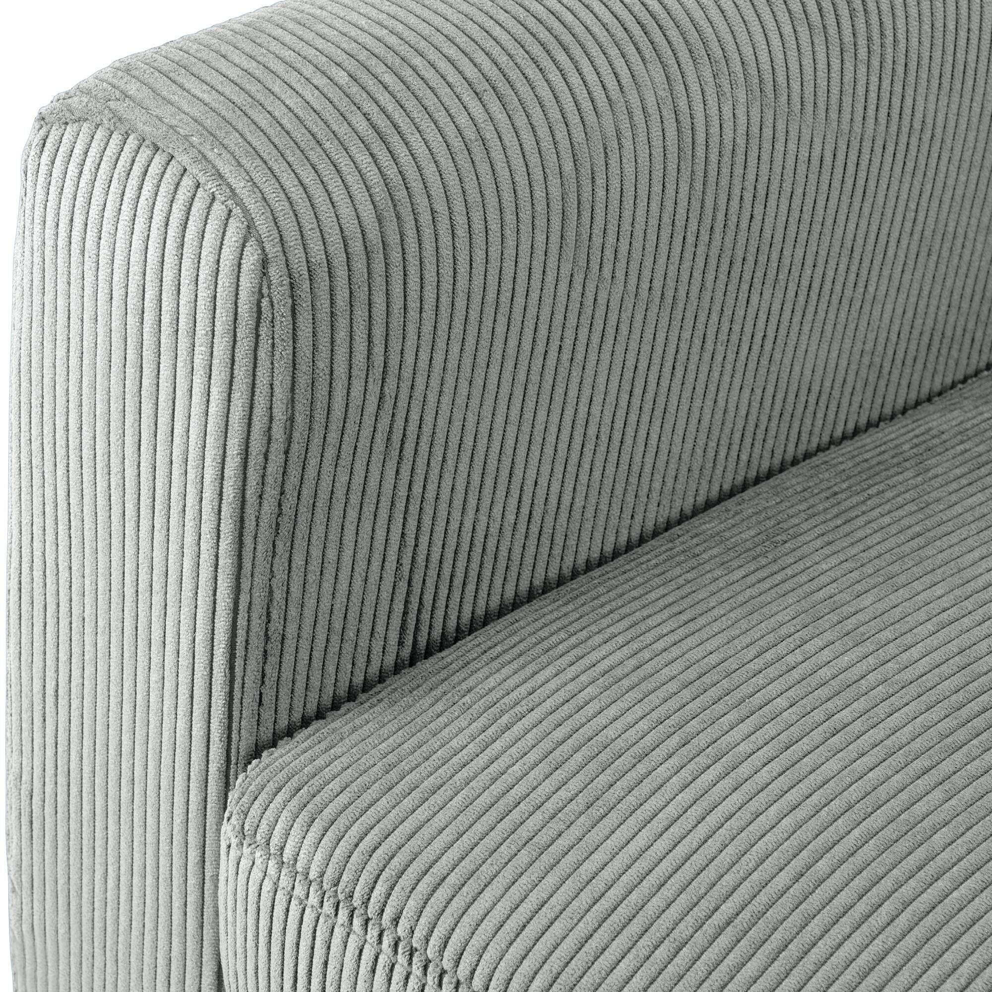 Sessel Kioni Cord, grau