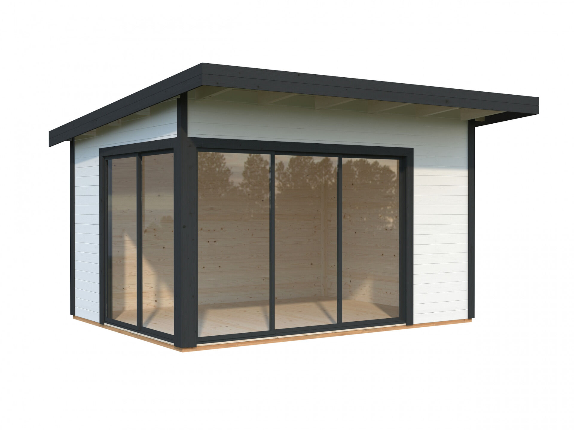 Palmako Pultdach Gartenhaus Andrea 11,2 m² Slide