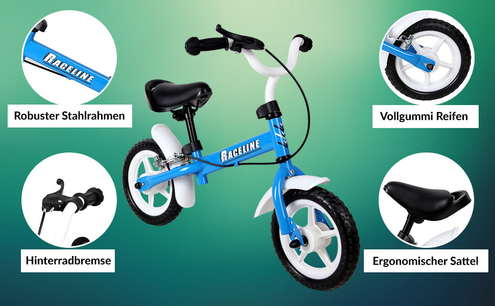 Kinderlaufrad Easy Raceline Blau