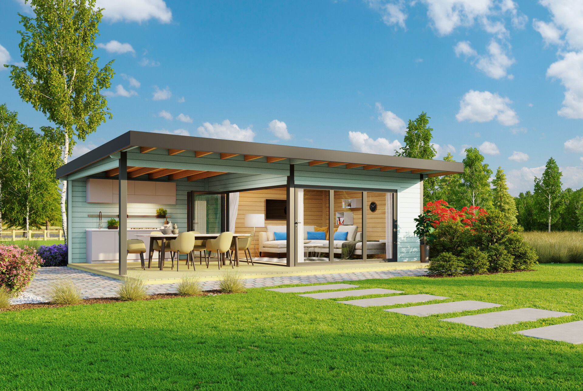 Lasita Maja Gartenhaus Domeo 10