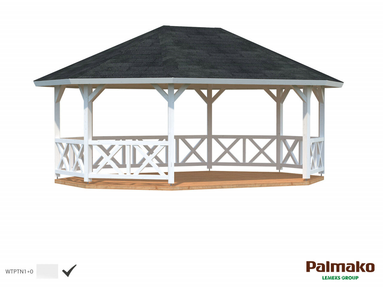 Palmako Pavillon Betty 25,0 m²