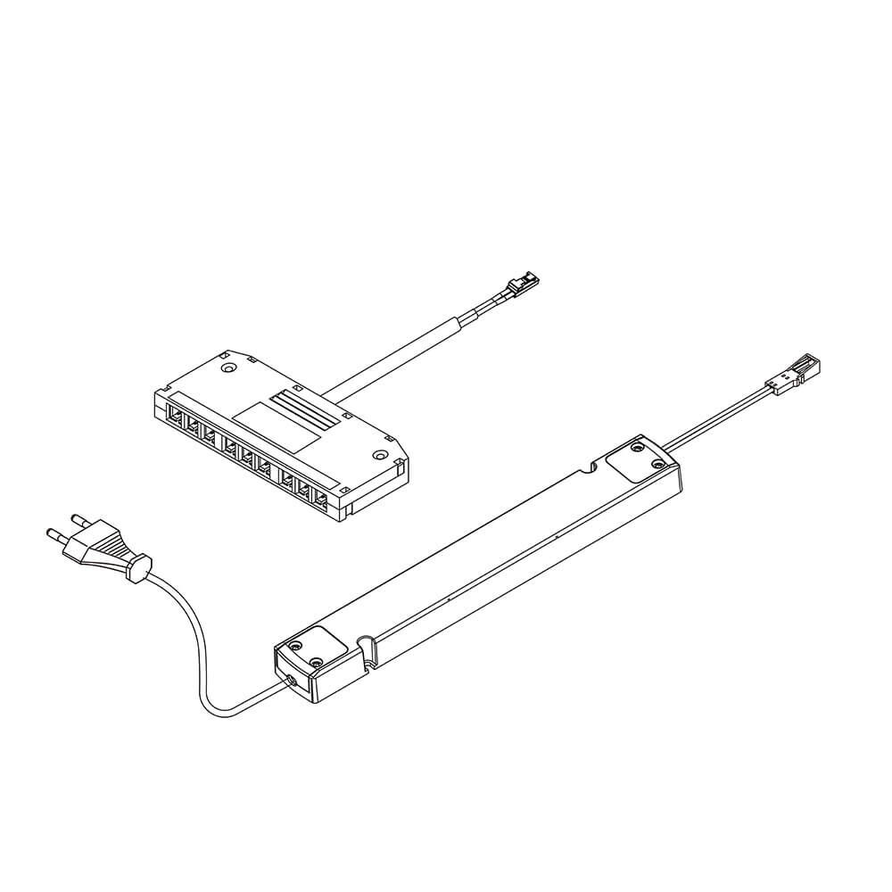 LED Lichtleiste für Akustikpaneel NOX - LED-Netzteil