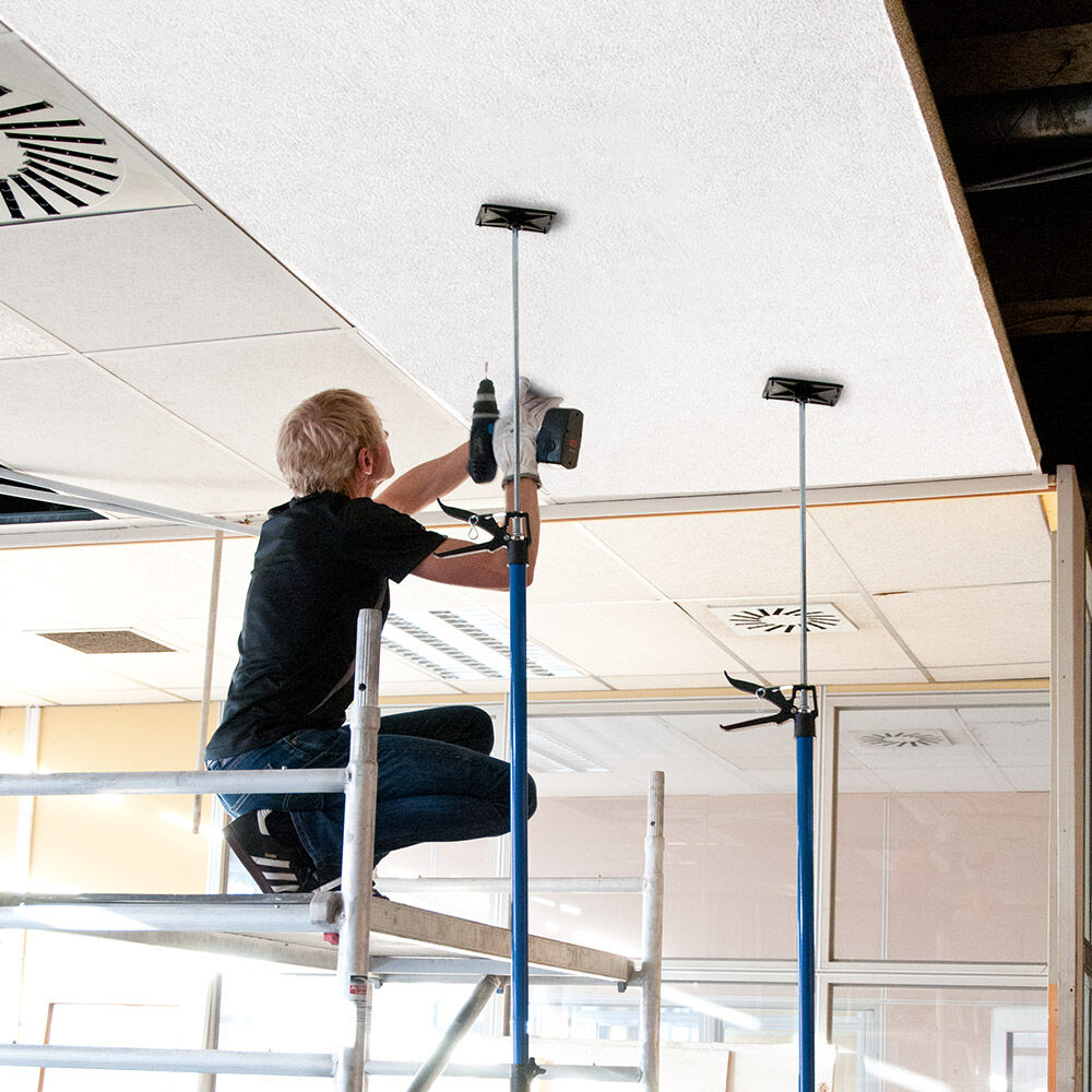 Zargenspanner 2er-Set Blau 115-290cm