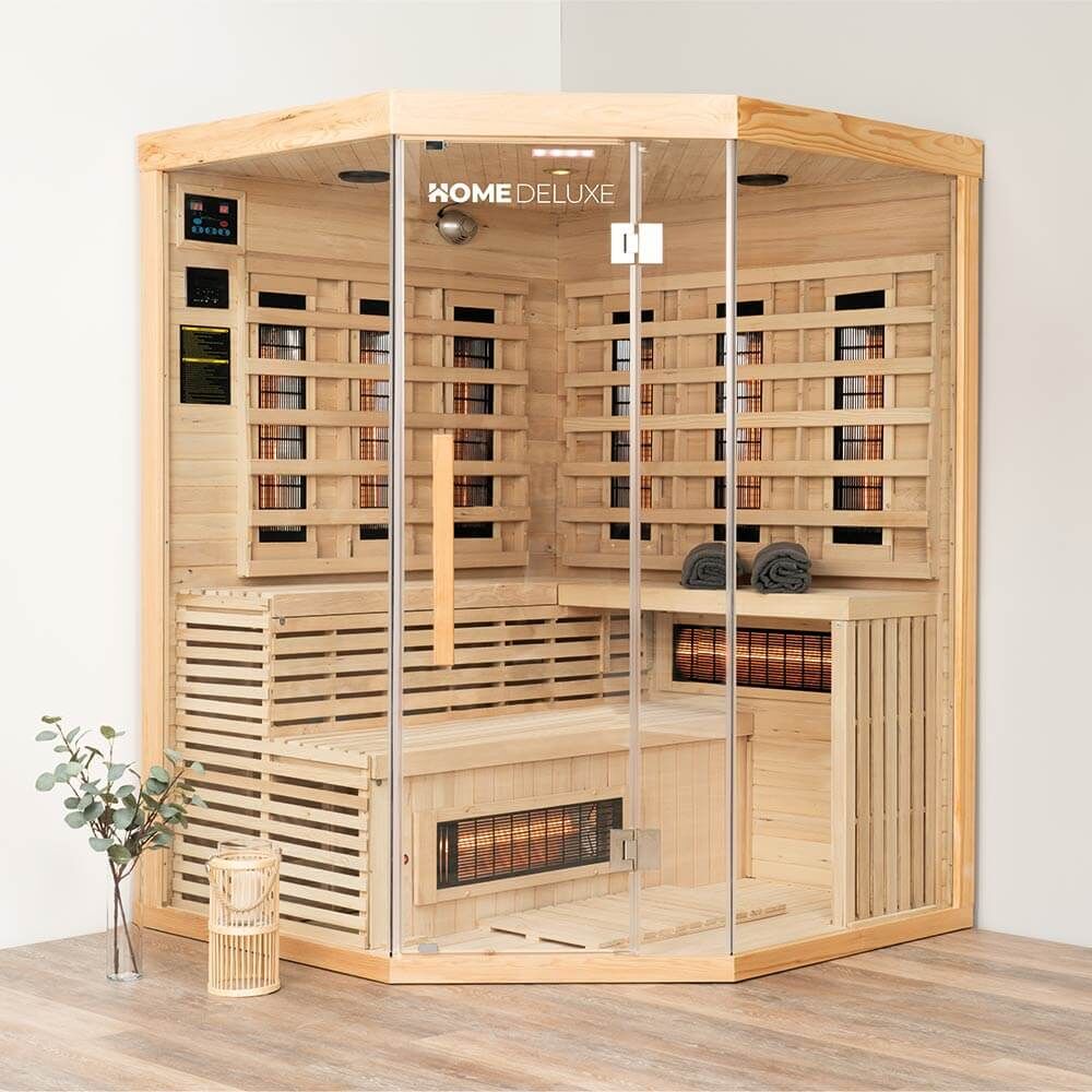 Infrarotkabine mit Vollspektrumstrahler SAHARA XXL - 150 x 150 cm für 4 Personen