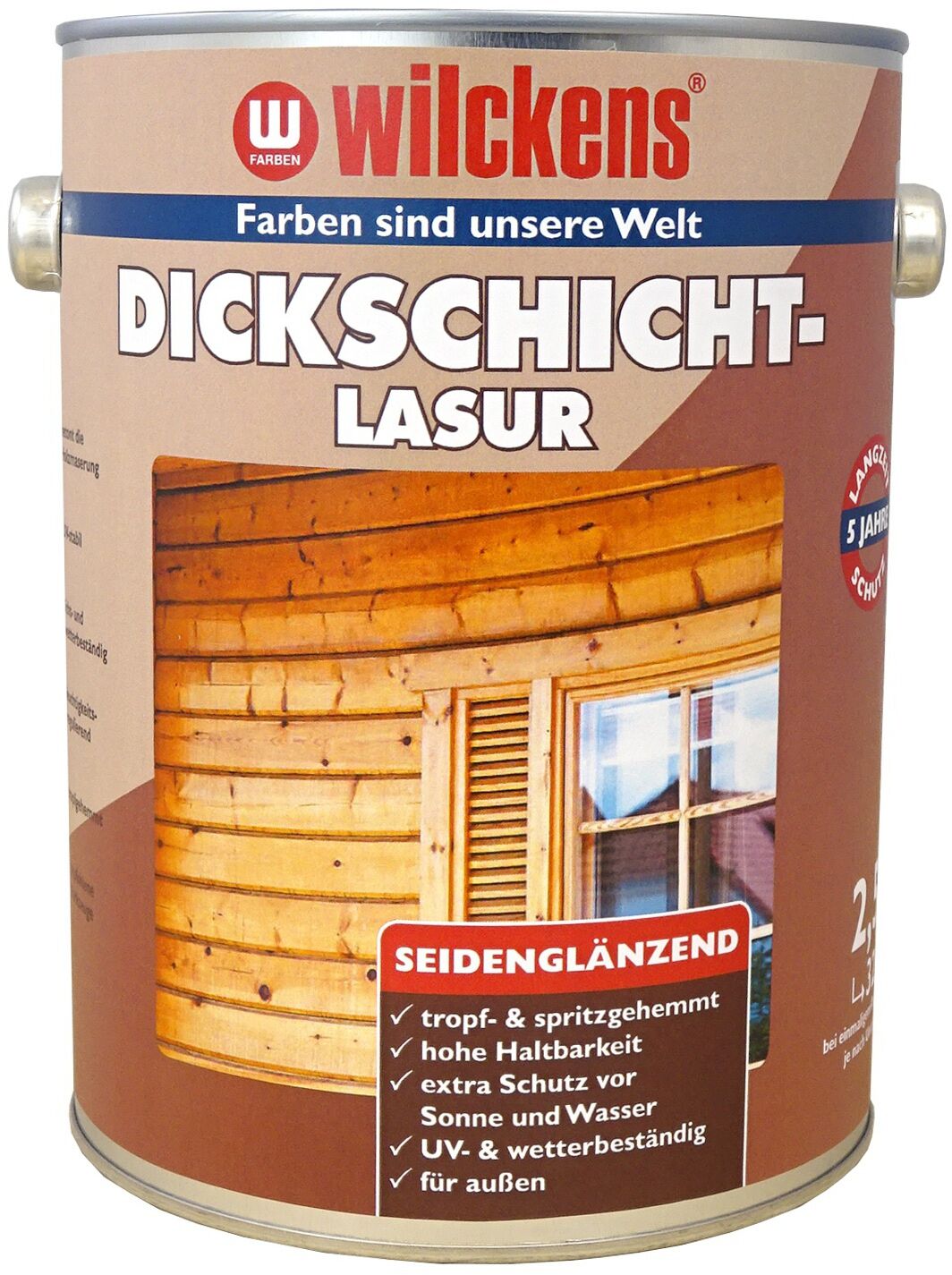 Wilckens Dickschichtlasur seidenglänzend 2.5l