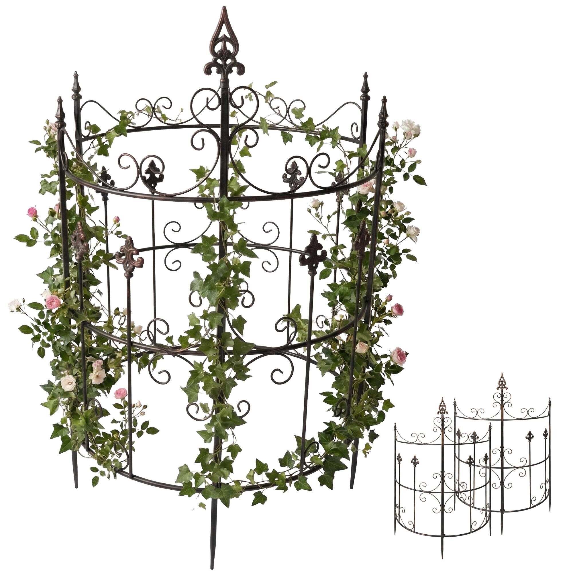 2er Set Rankgitter Klivia, bronze