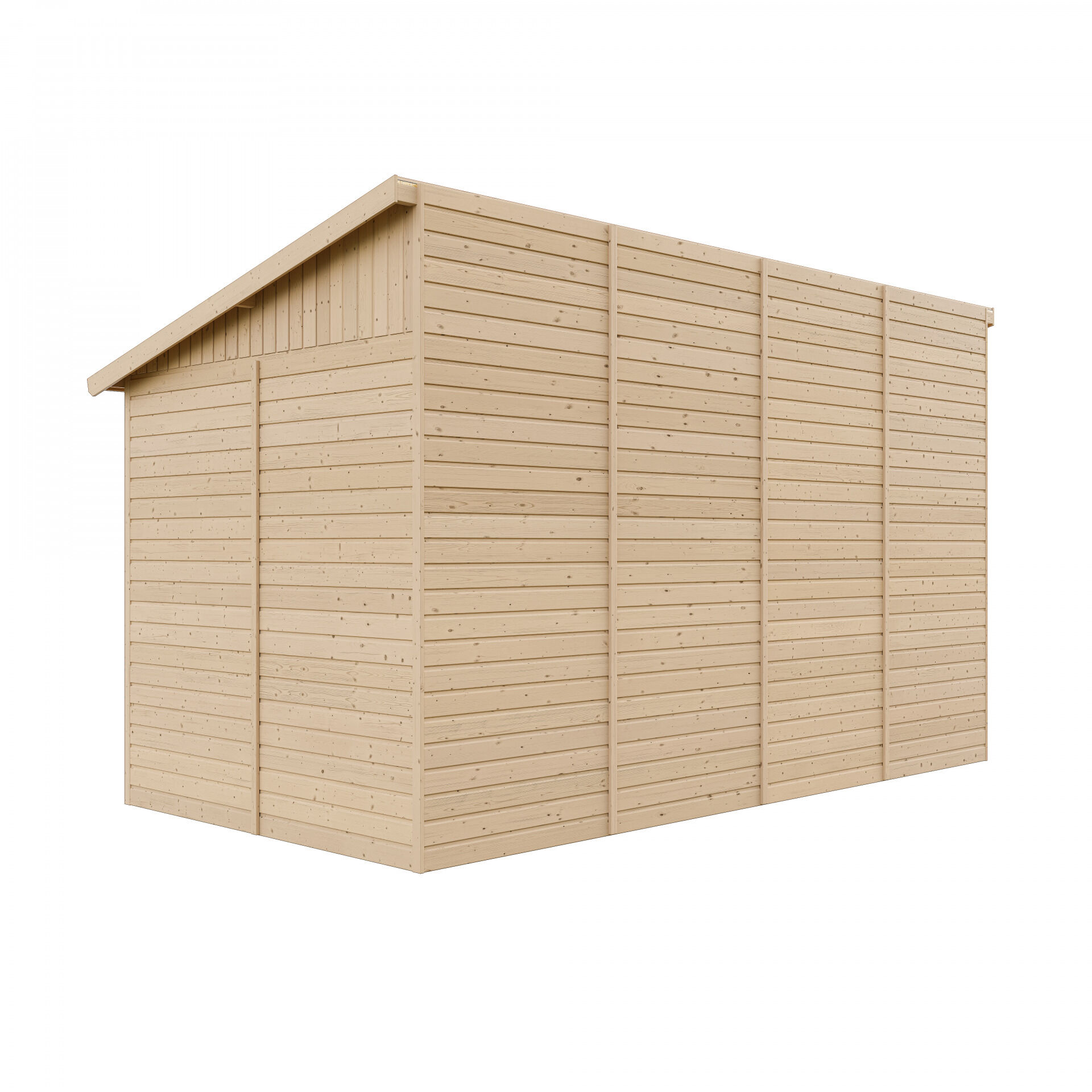 Holzschuppen M340A – 205 x 395 cm – 8 m2