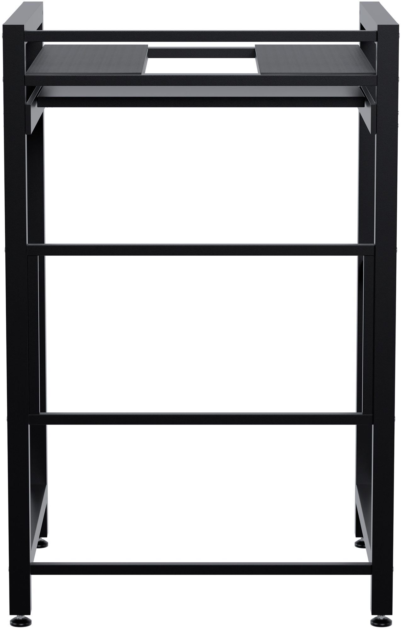 Waschmaschinenregal Juri, schwarz