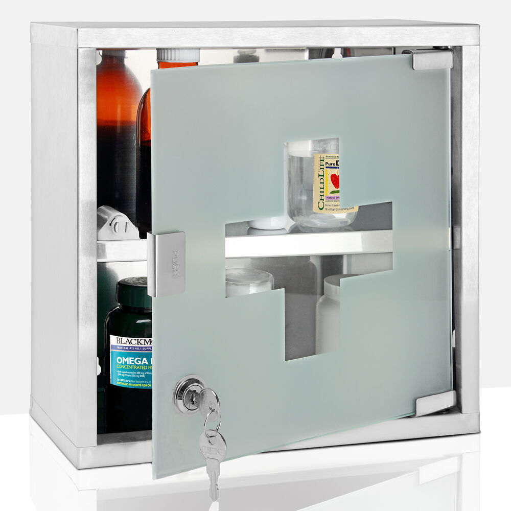 Medizin-/Arzneischrank Erste-Hilfe inkl Schlüssel klein