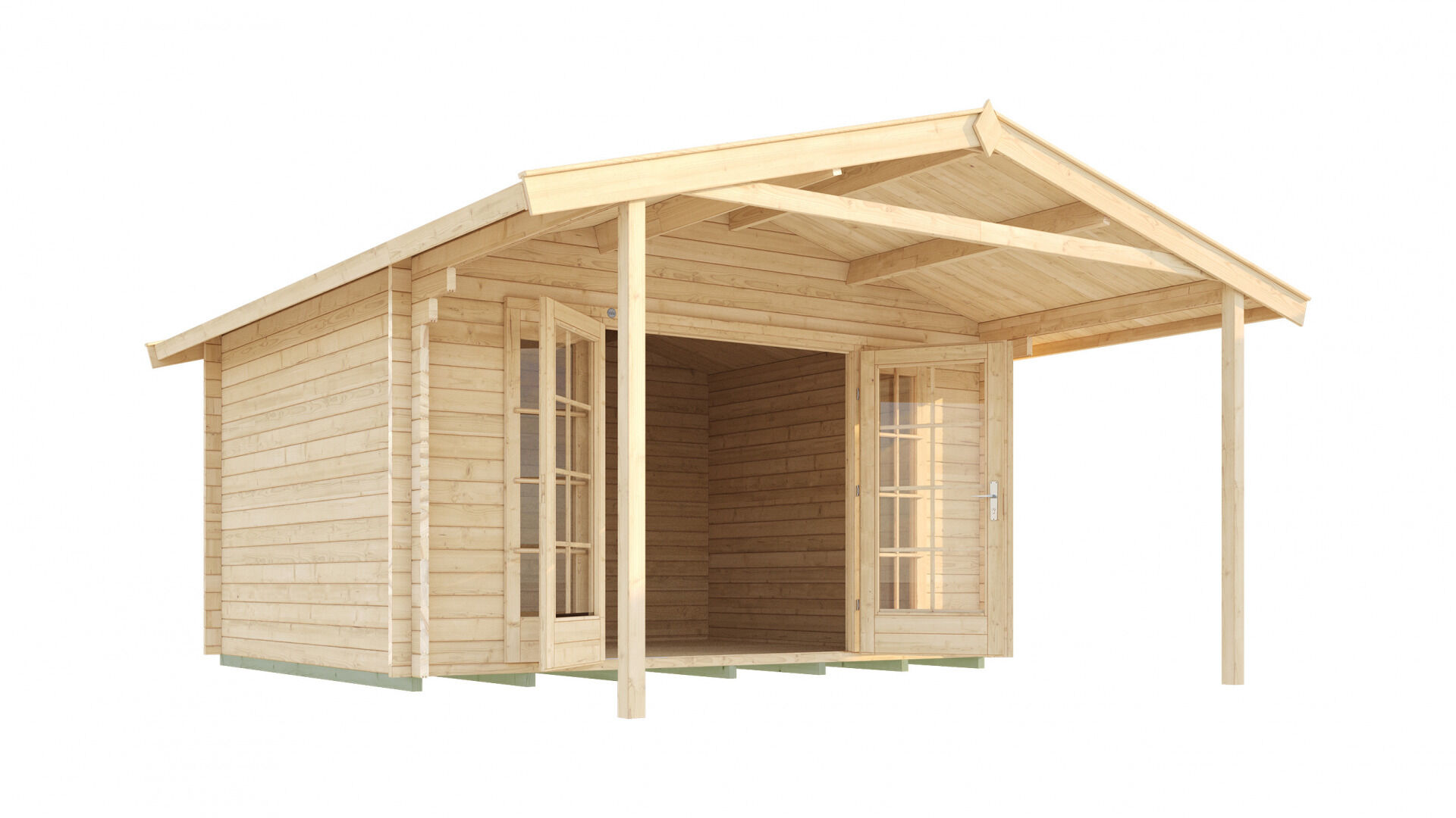 weka Weekendhaus 137 A Gartenhaus 4,6x5,1m