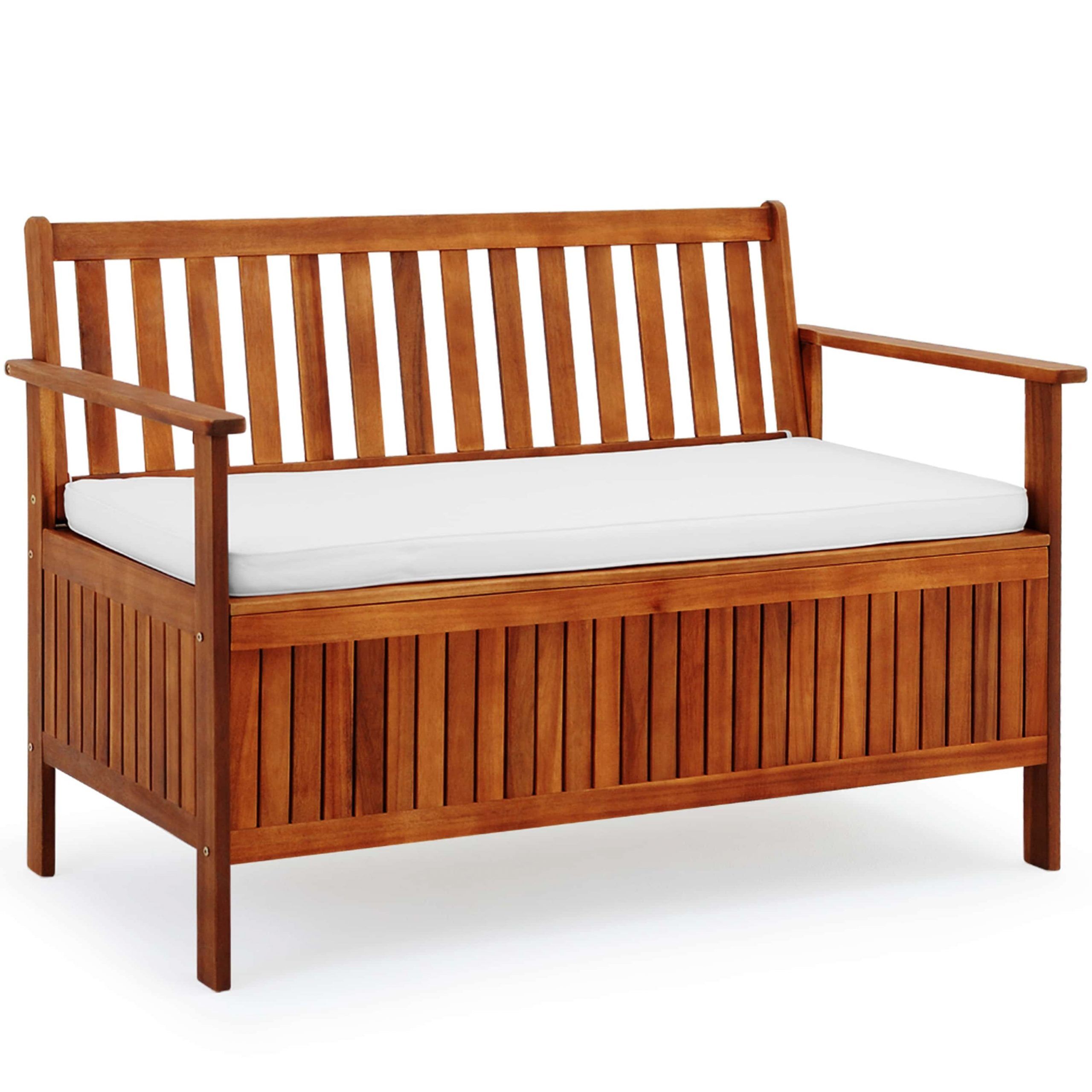 Gartenbank Akazienholz 120x65x85cm Stauraum