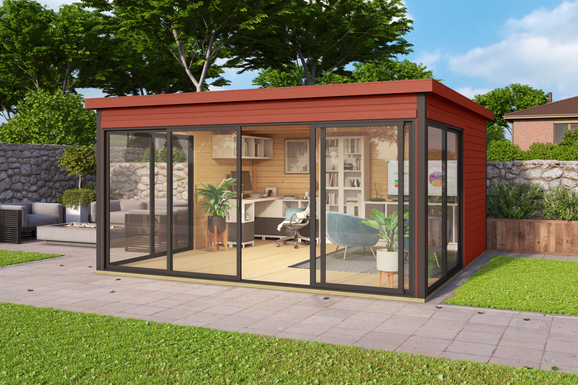Lasita Maja Gartenhaus Domeo 5