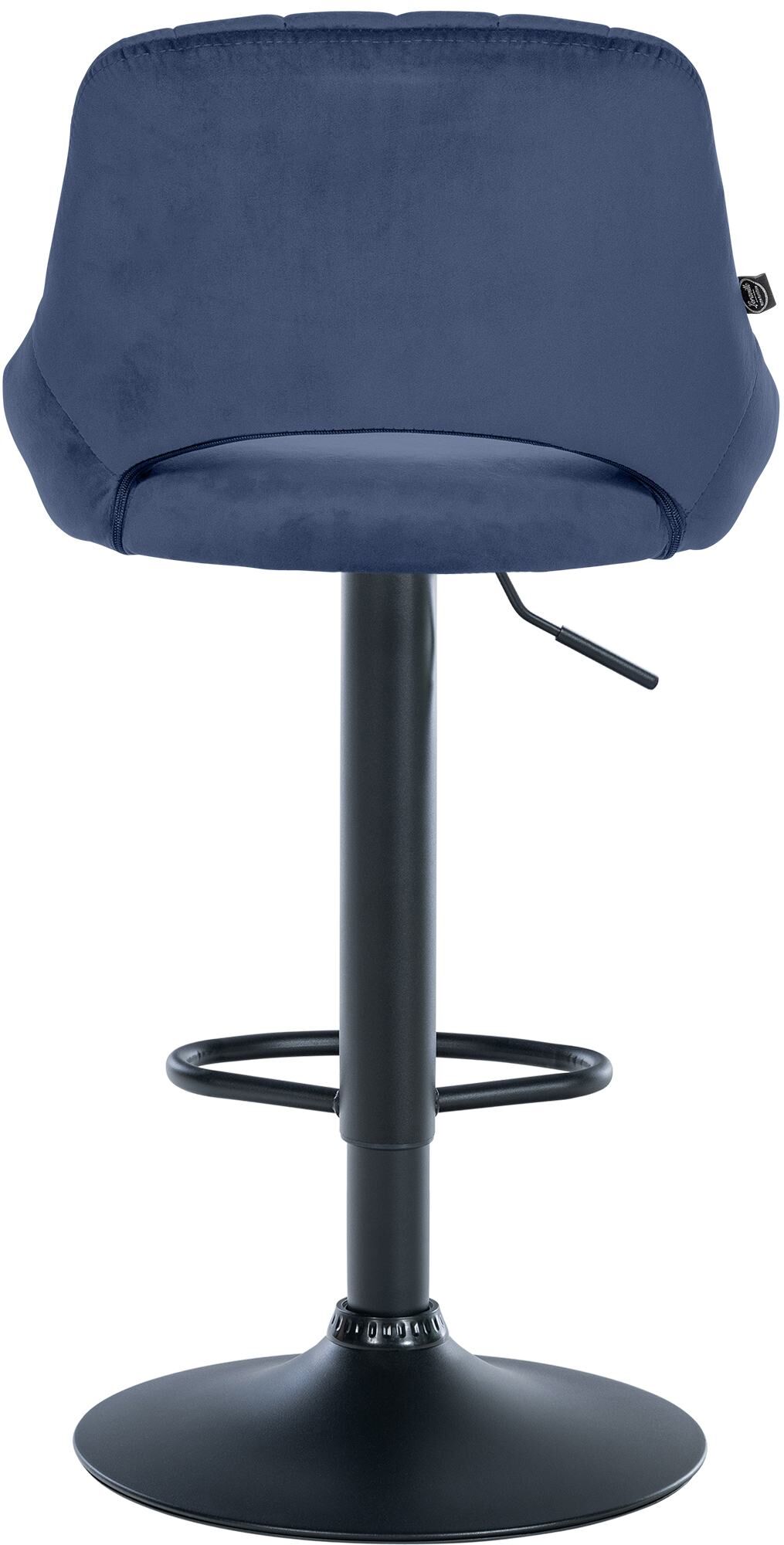 2er Set Barhocker Milet Samt B, blau