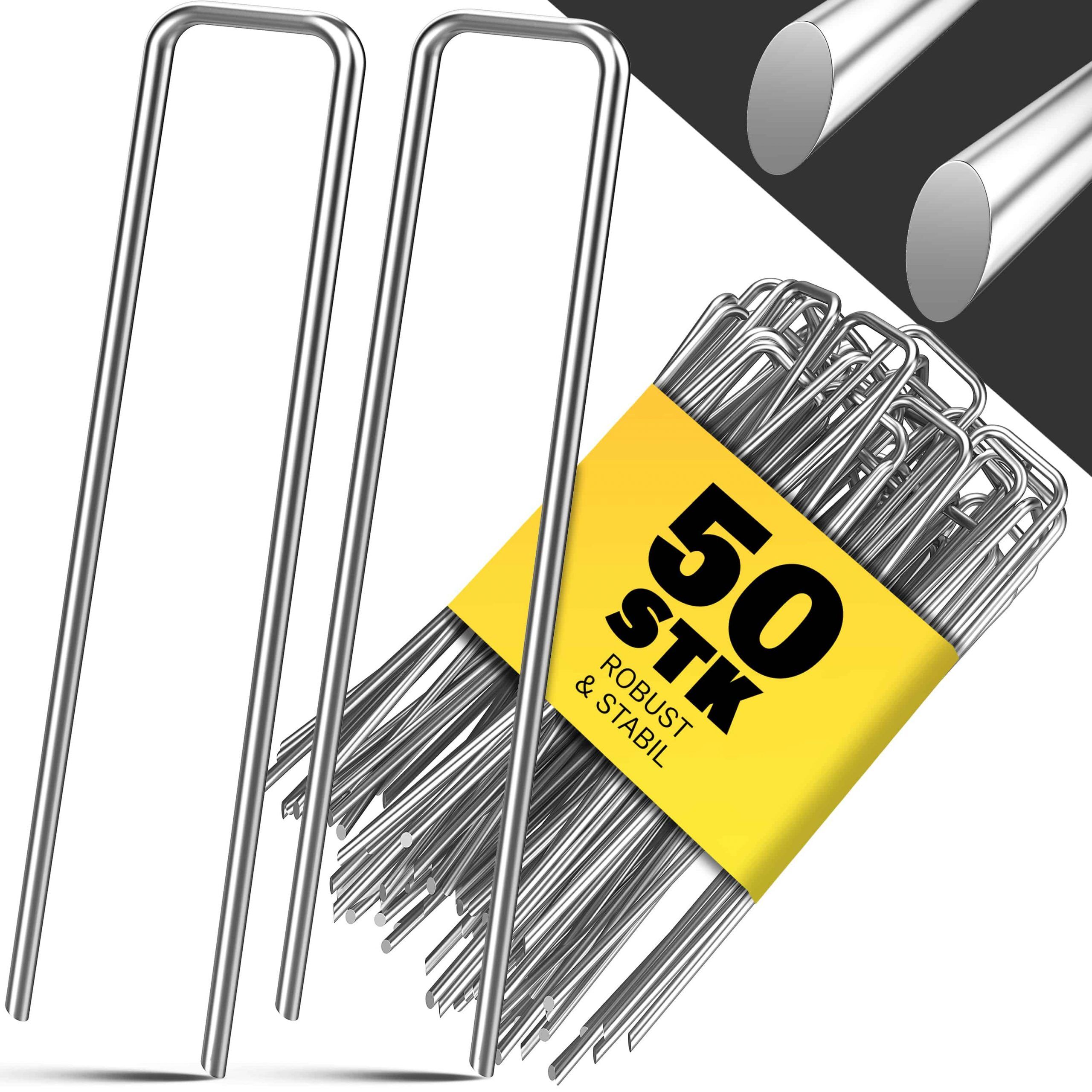 Heringe 50er-Set Stahl Ø2,7mm verzinkt