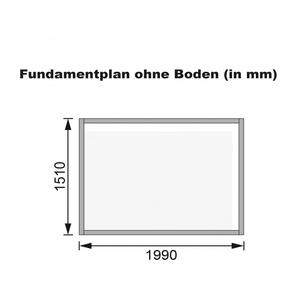Karibu Pultdach Gartenhaus Glücksburg 4 natur