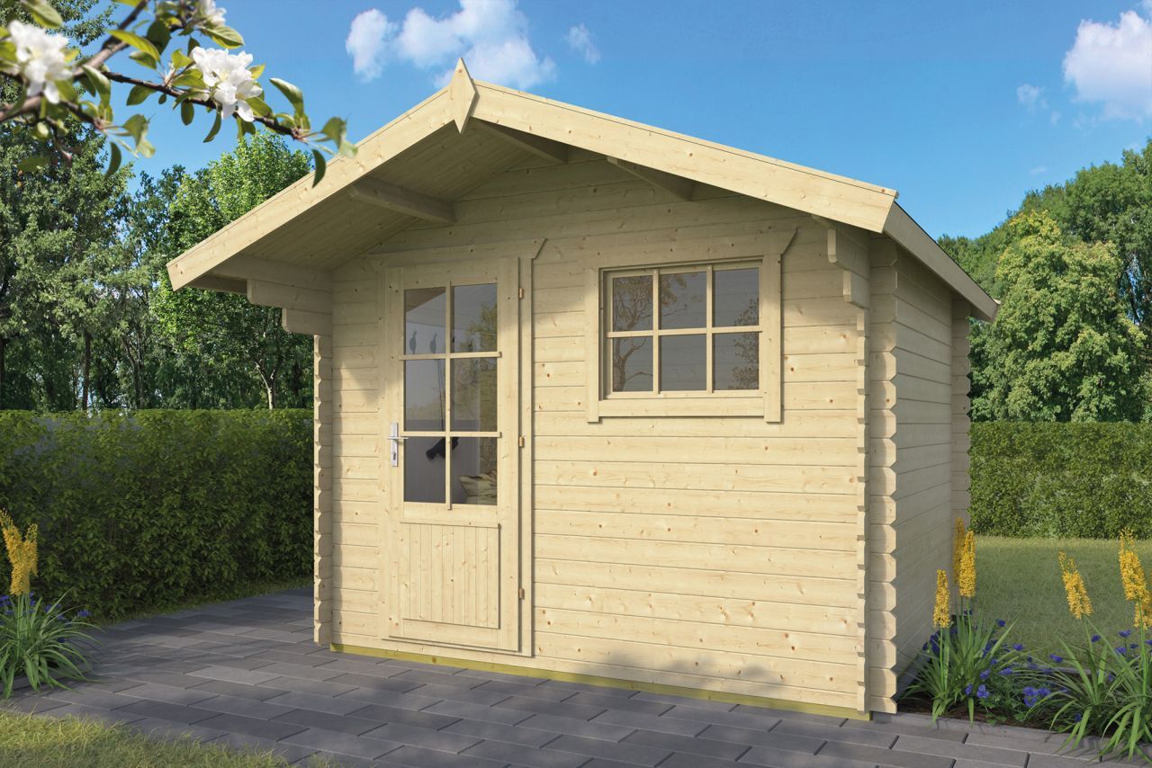 Blockhütte Gartenhaus Björn