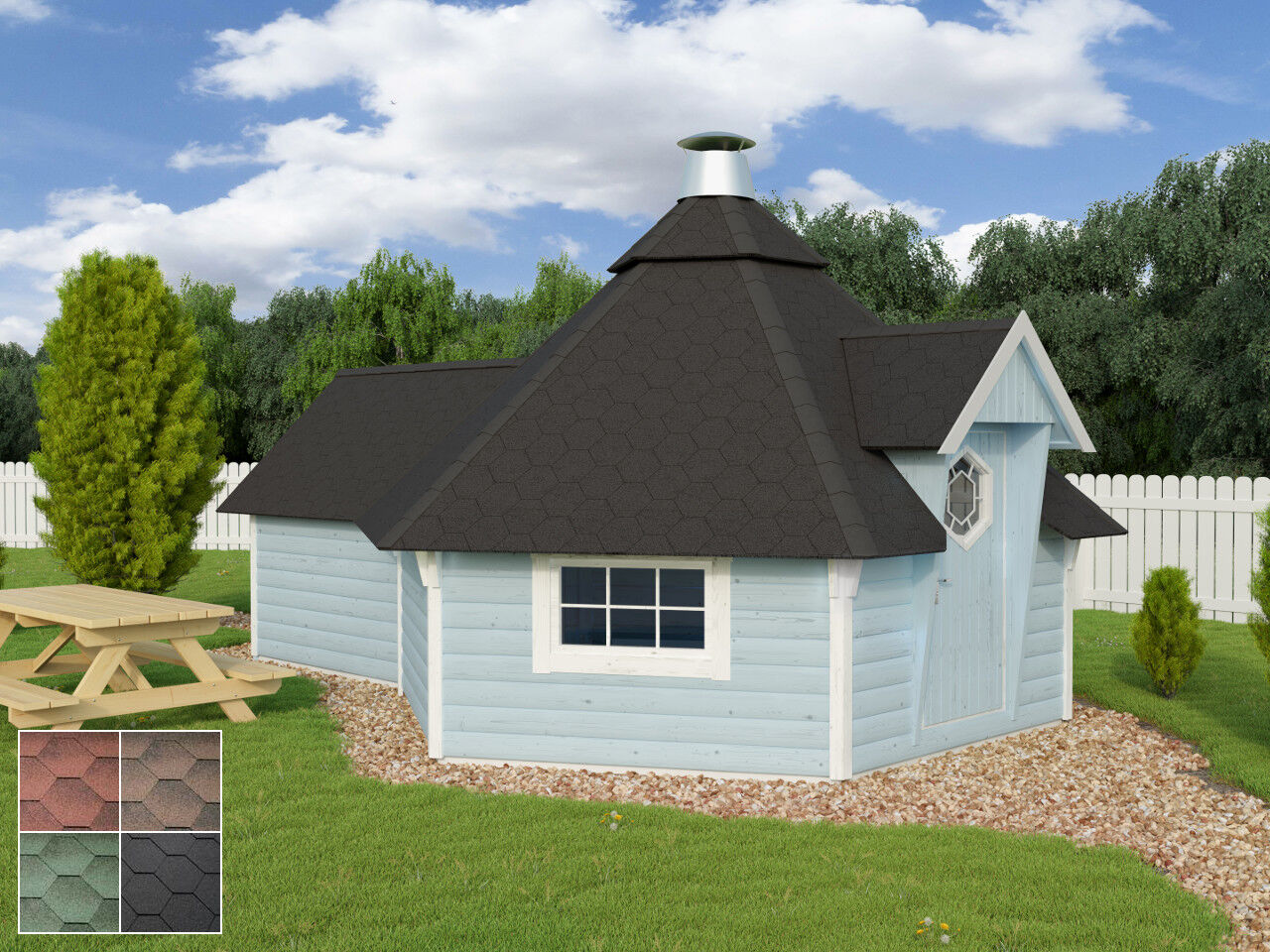 Grillkota Finnland Premium 9,2 mit Anbau