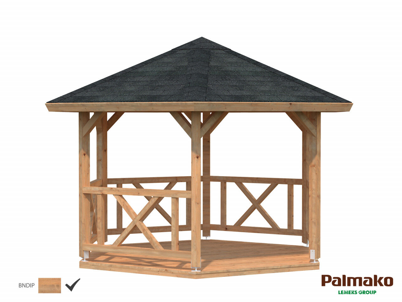 Palmako Pavillon Betty 9,9 m²