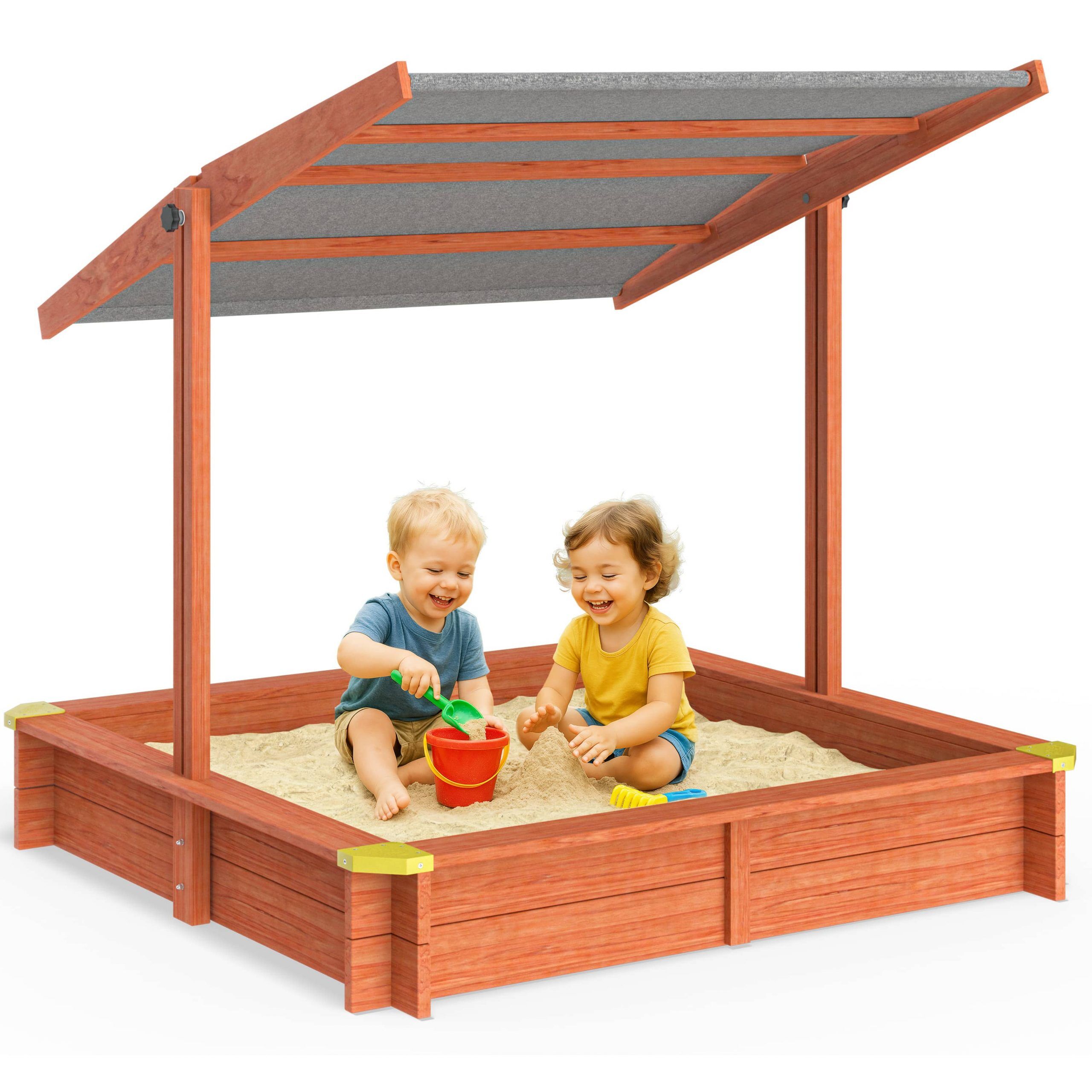 Sandkasten Max 140x140cm UV-Schutz 50+