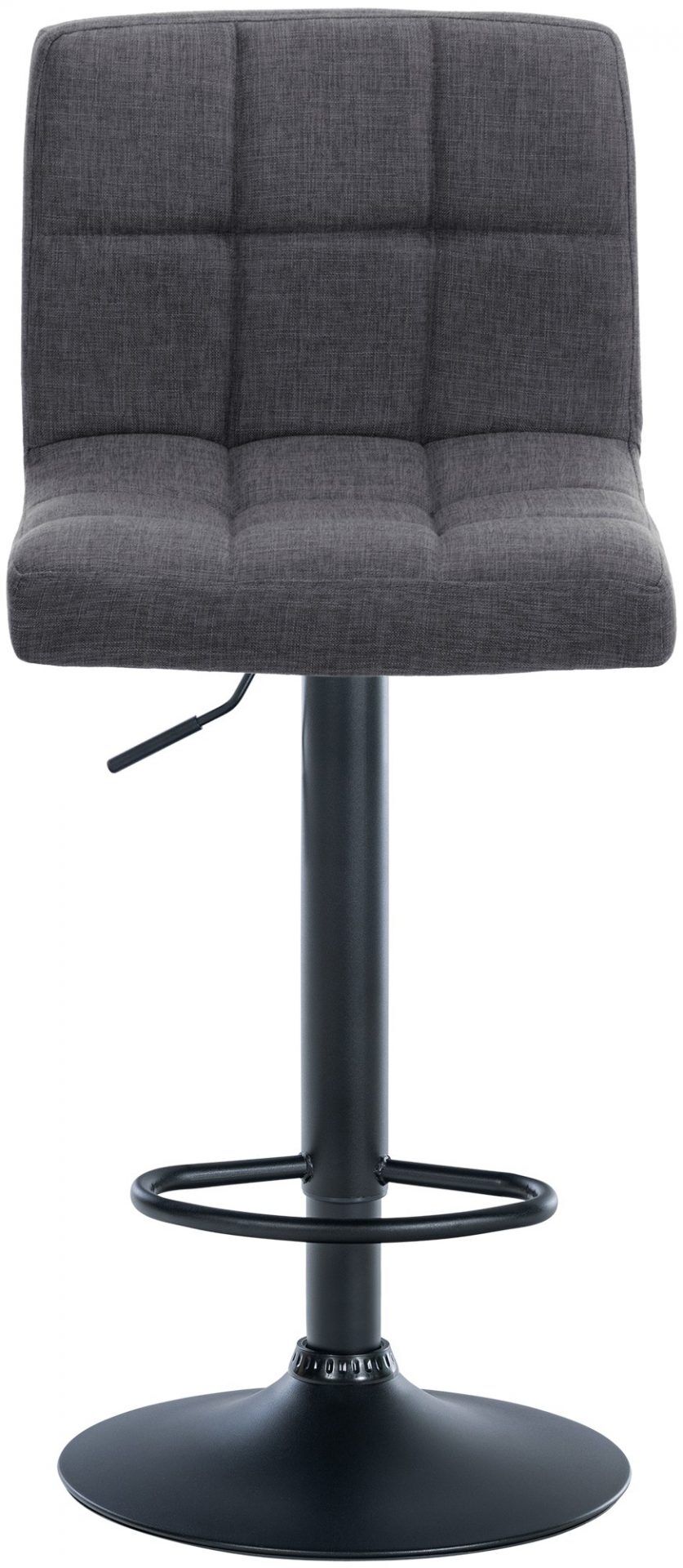 2er Set Barhocker Calma Stoff schwarz, hellgrau