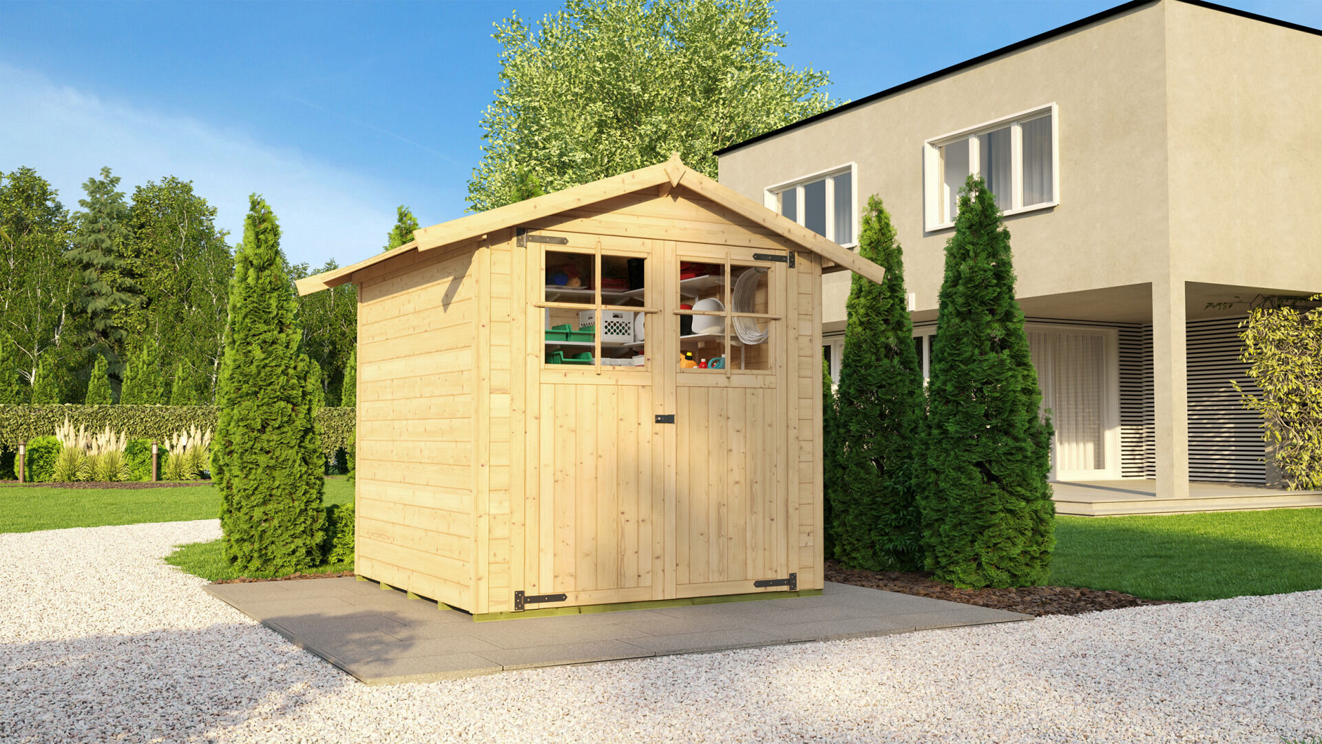 weka Gartenhaus 316 - 2,4x1,7m