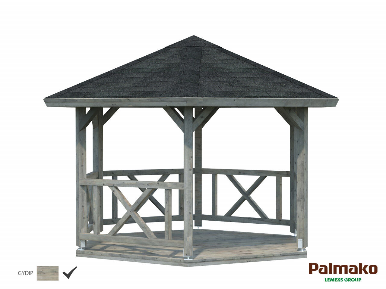 Palmako Pavillon Betty 9,9 m²