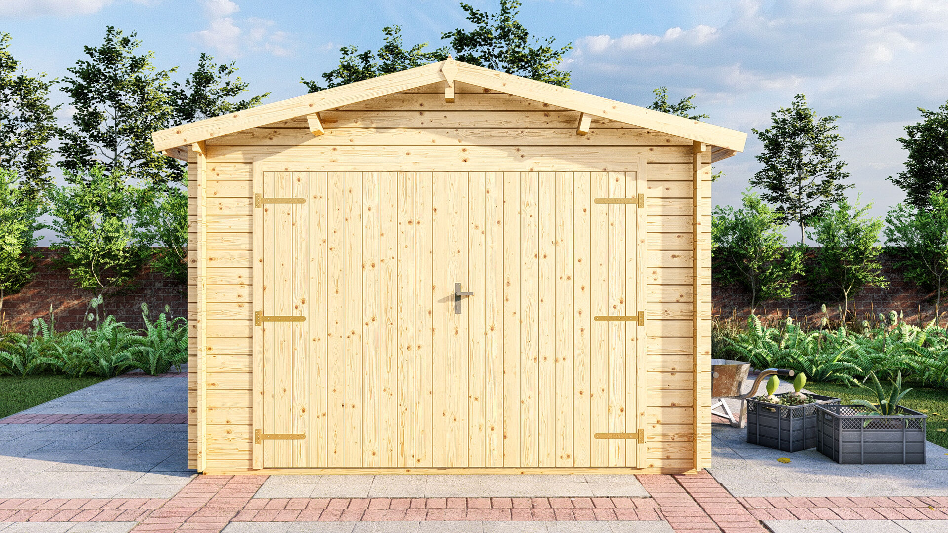 Holzgarage Schweden 32