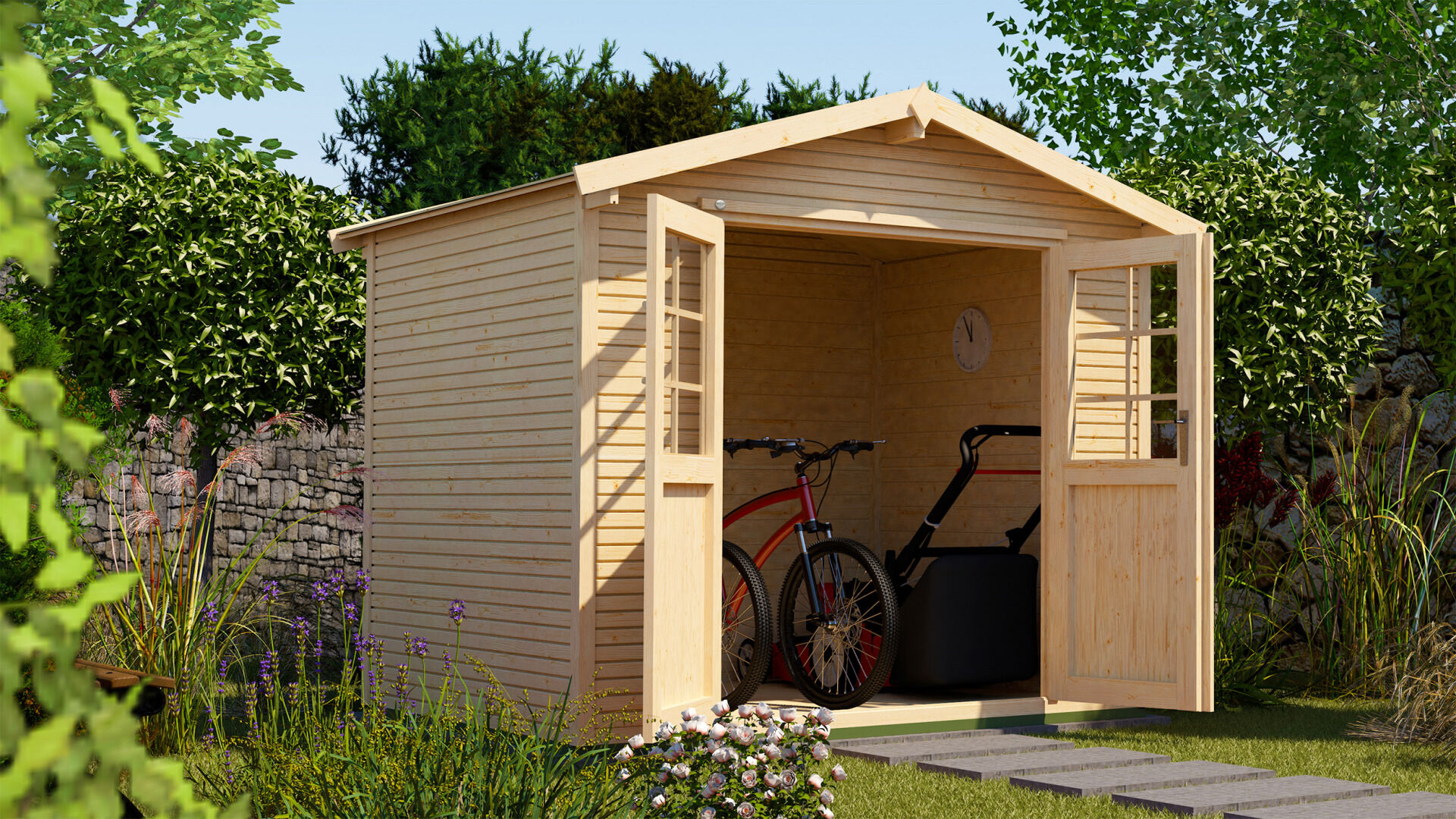 weka Gartenhaus 218 - 3,2x3,3m