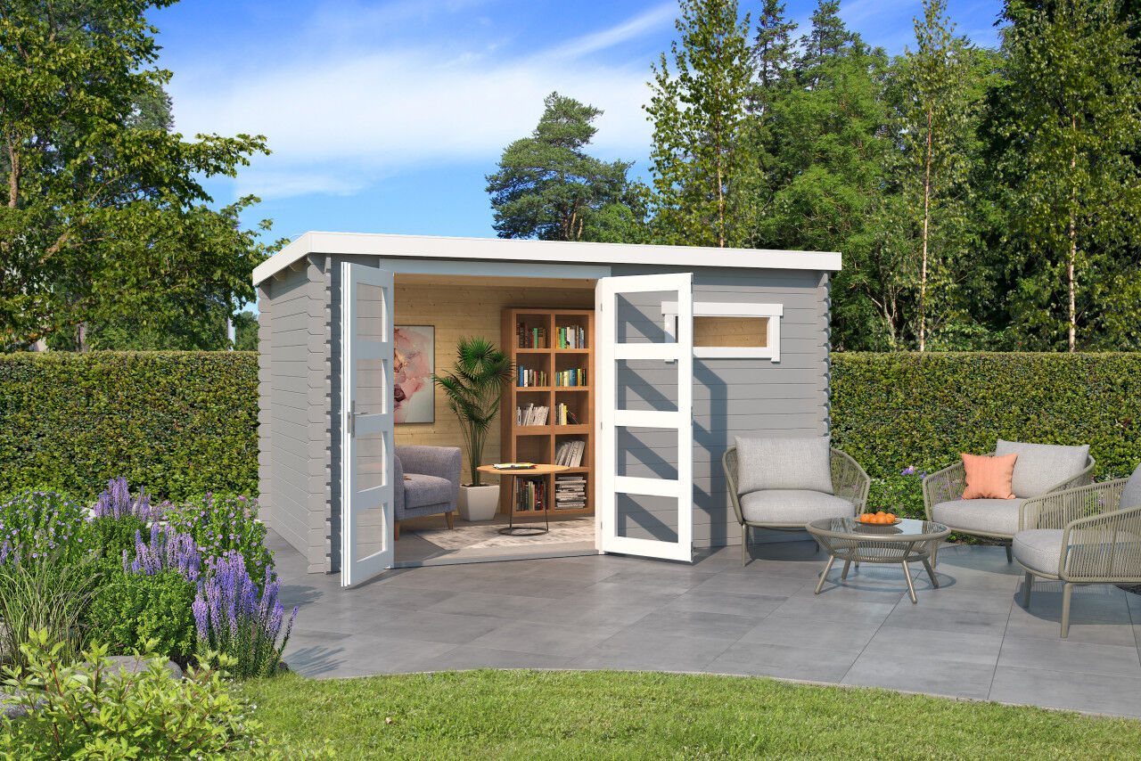Lasita Maja Pultdach Gartenhaus Augusta