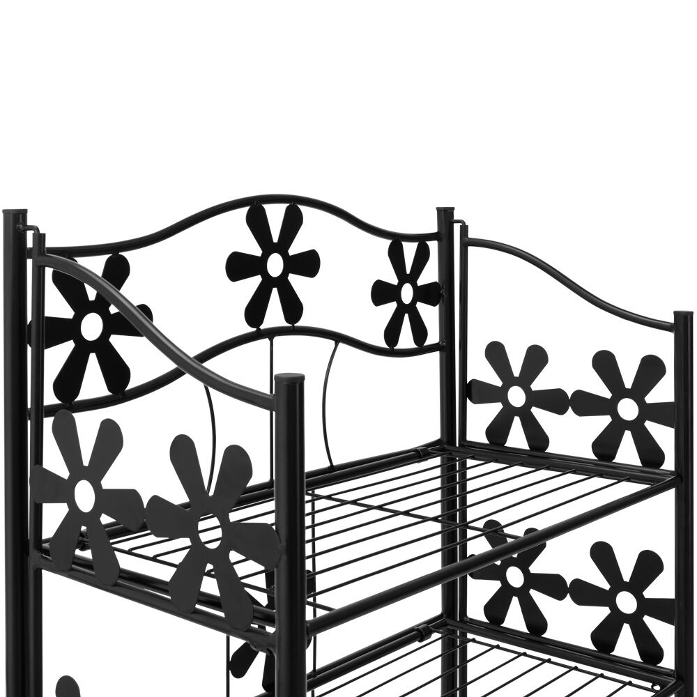 Metallregal Mattschwarz 50x60x30cm