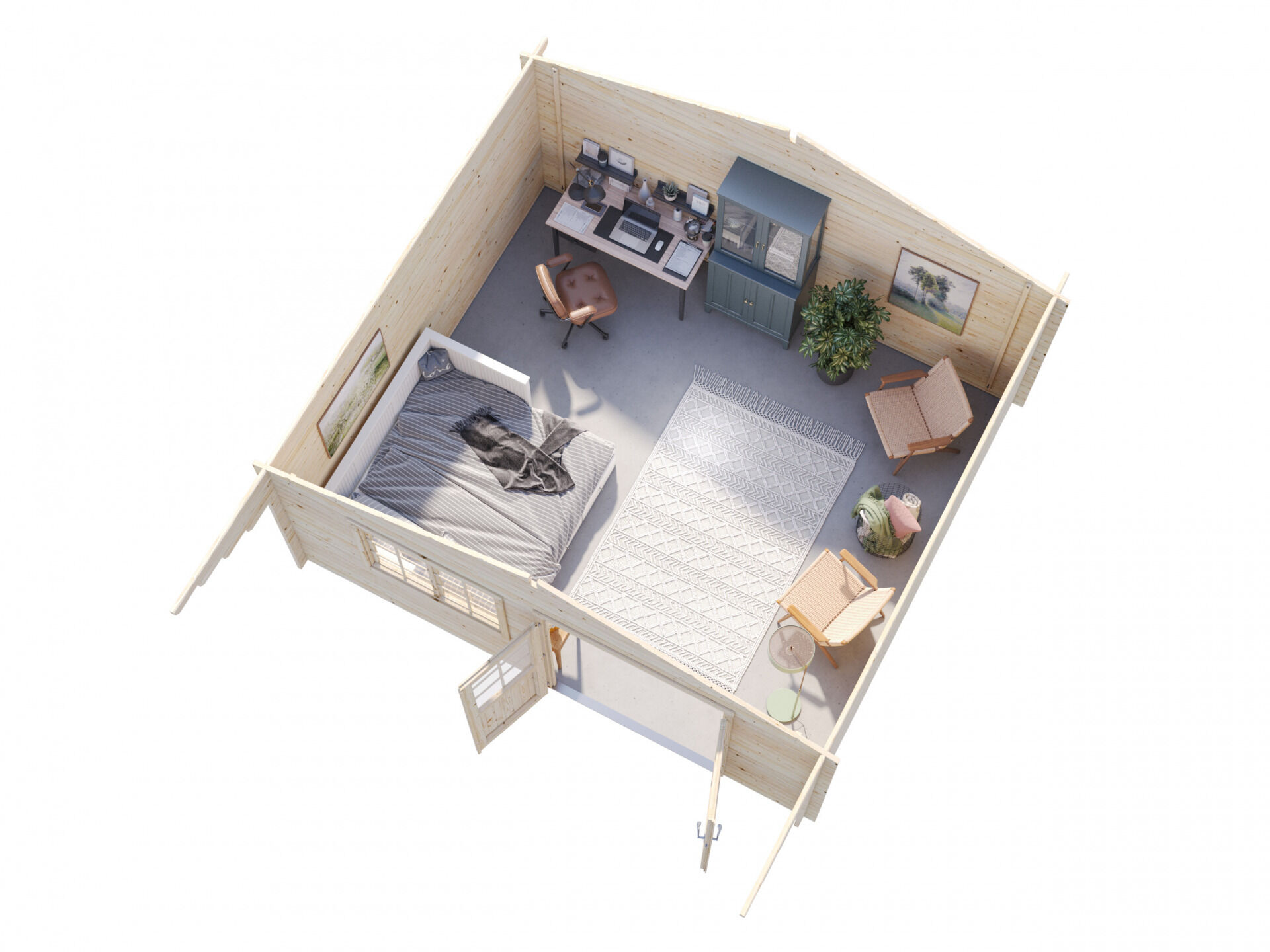 Palmako Gartenhaus Britta 19,7 m²