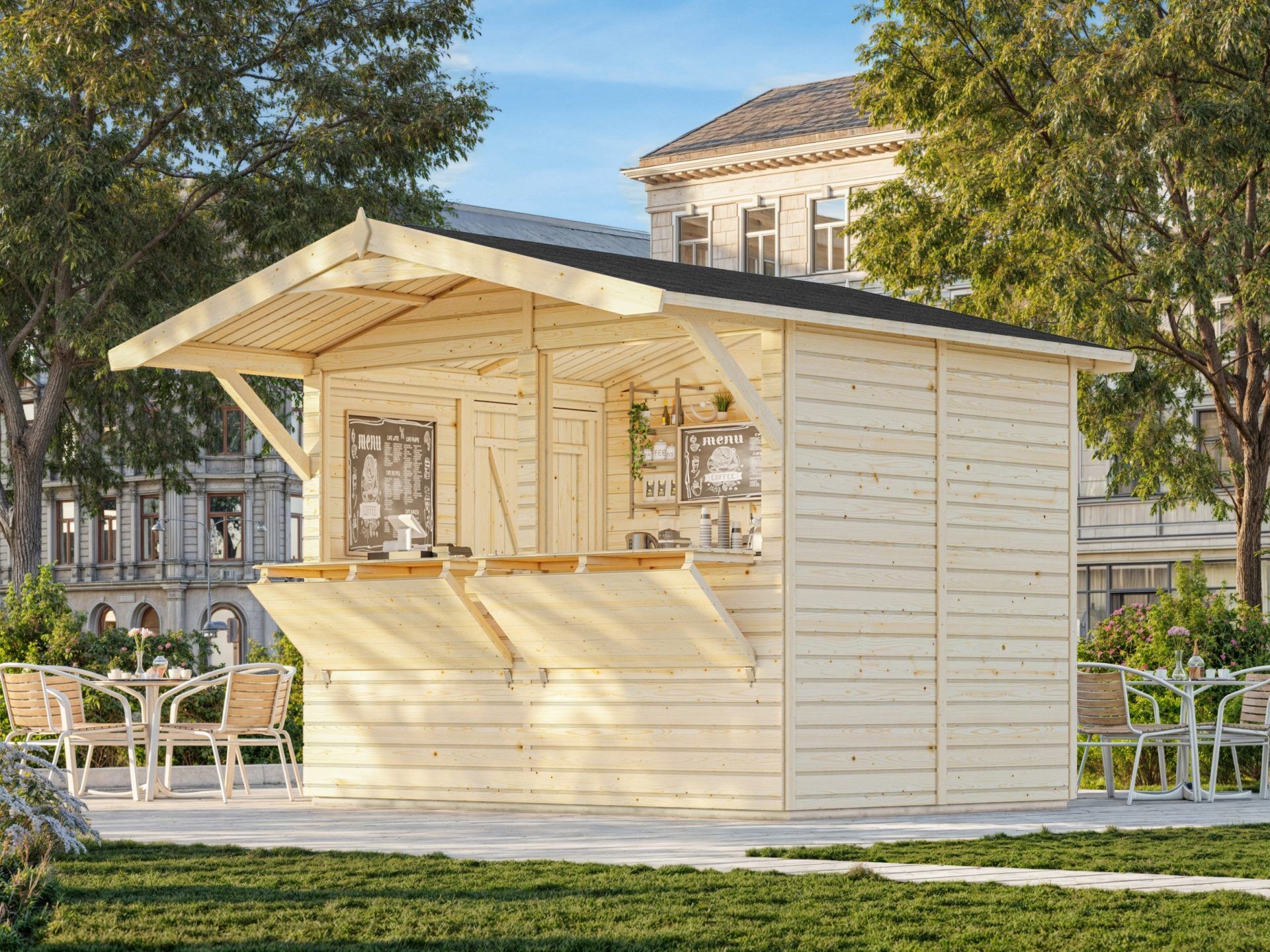 Palmako Marktstand Stella 5,0 m²