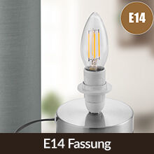 Tischlampe Poppy 2er-Set Grau Dimmbar