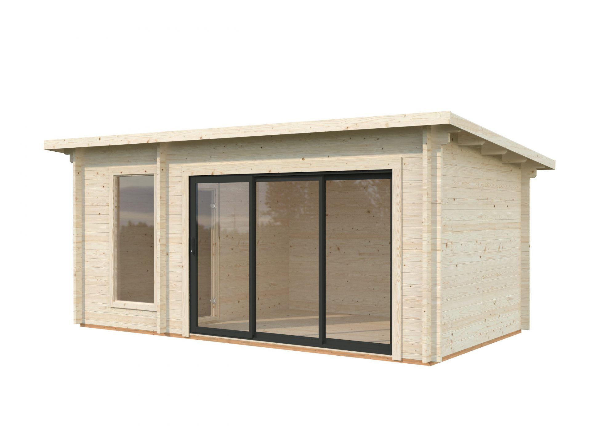 Palmako Saunahaus Sanna 12,8 m² Slide Plus