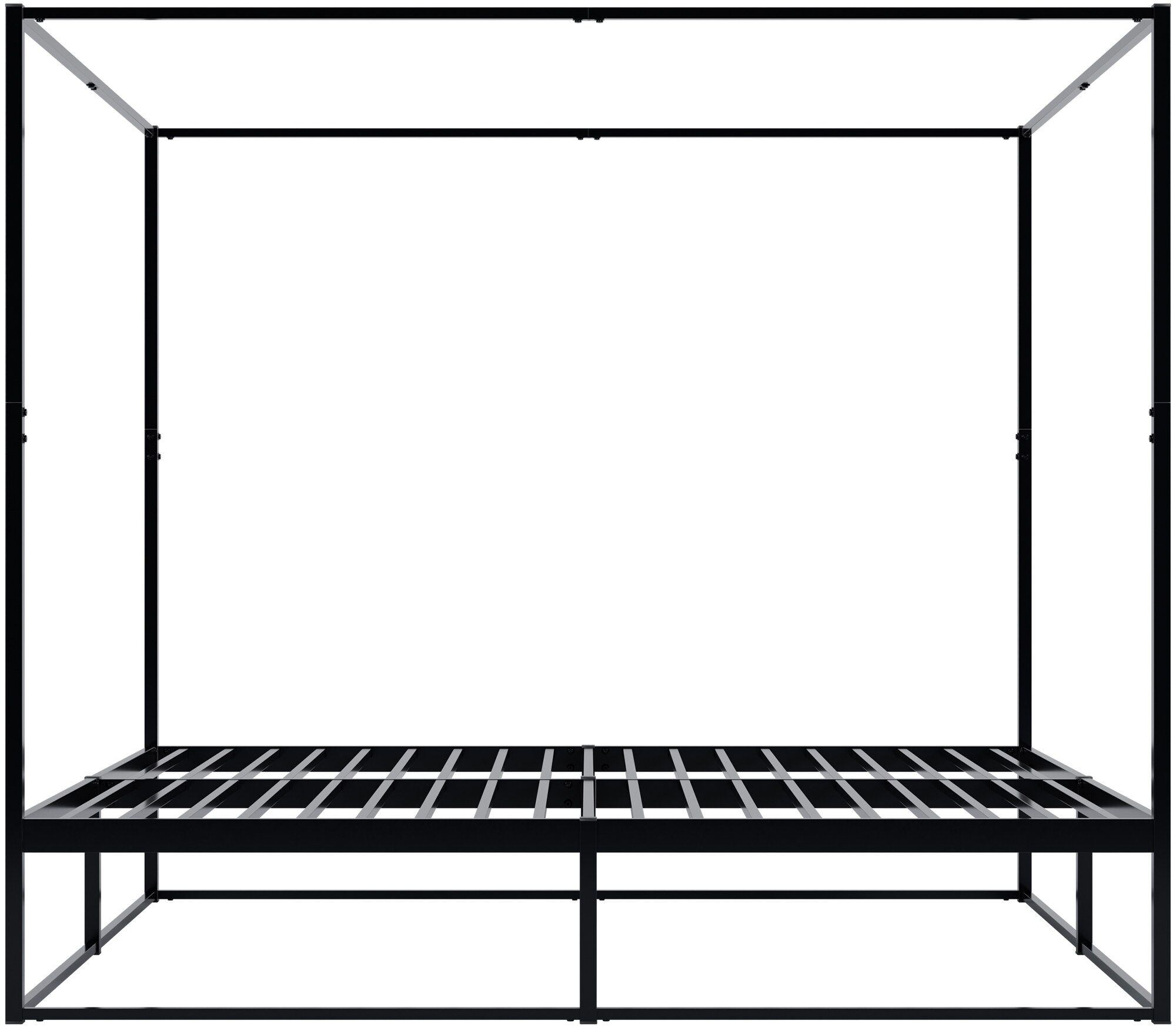 Himmelbett Batoni 200x200, schwarz