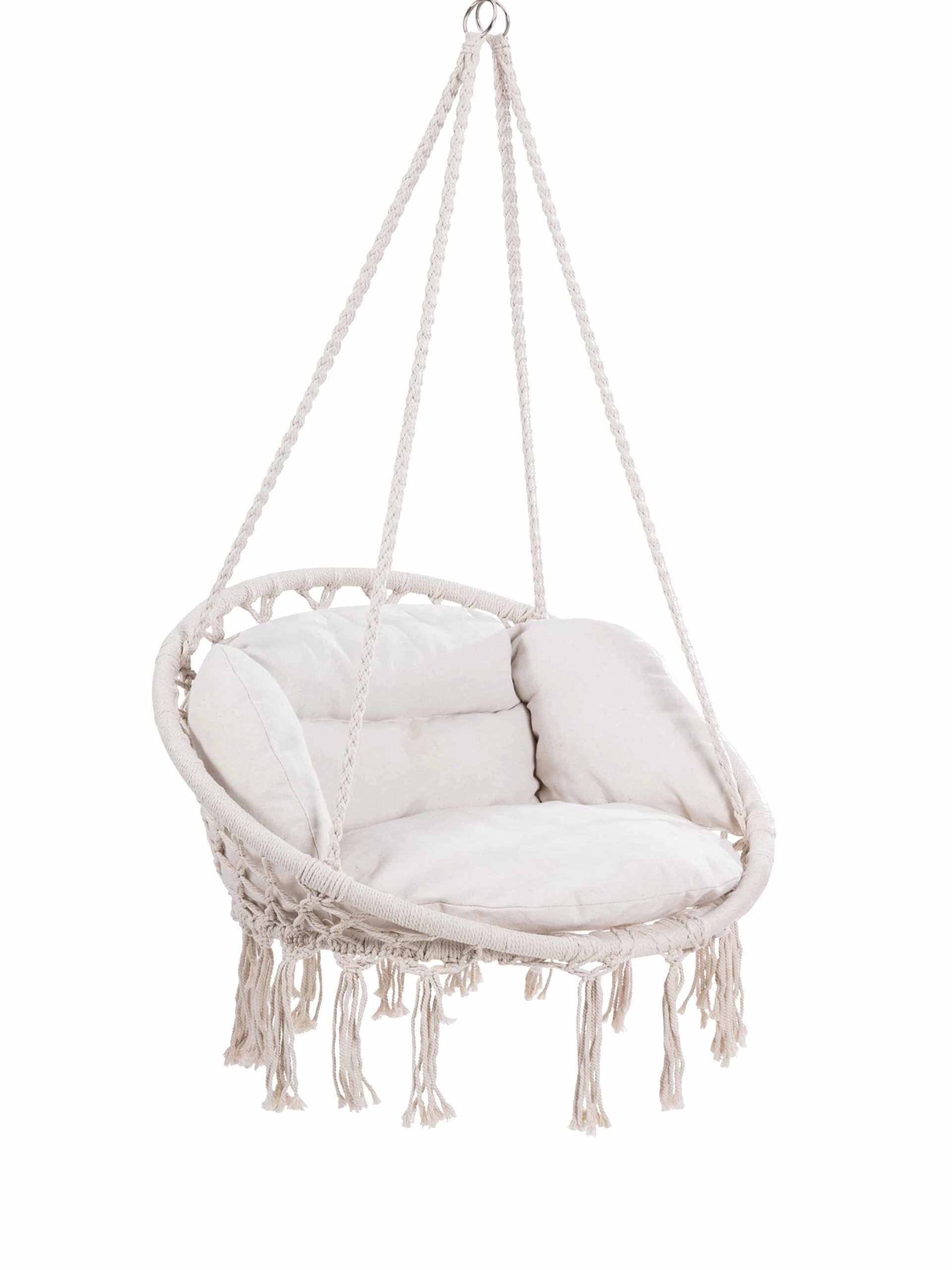 Hängesessel Creme 80x60x140cm