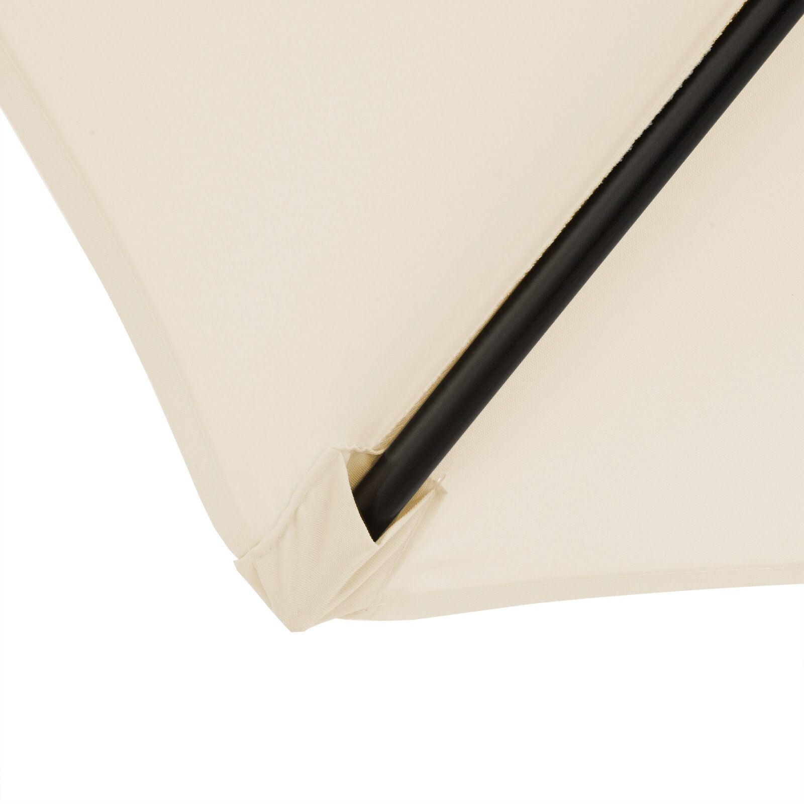 Sonnenschirm Fiji Beige Ø200cm UV-Schutz 80+ mit Kurbel
