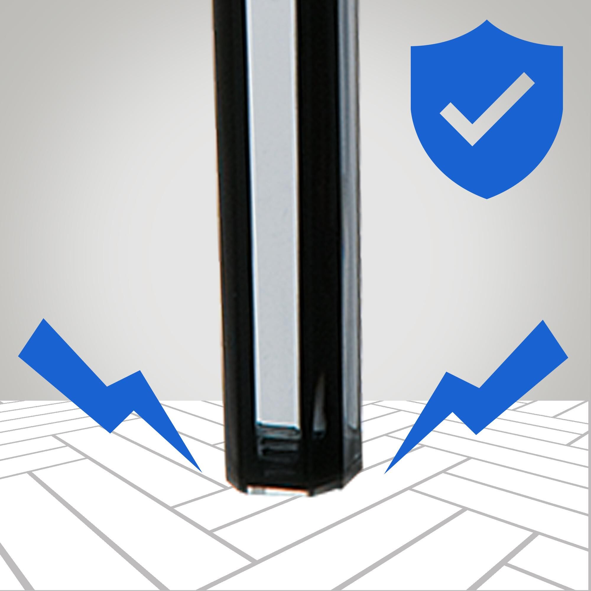 2er Set Barhocker Fox, transparent, schwarz