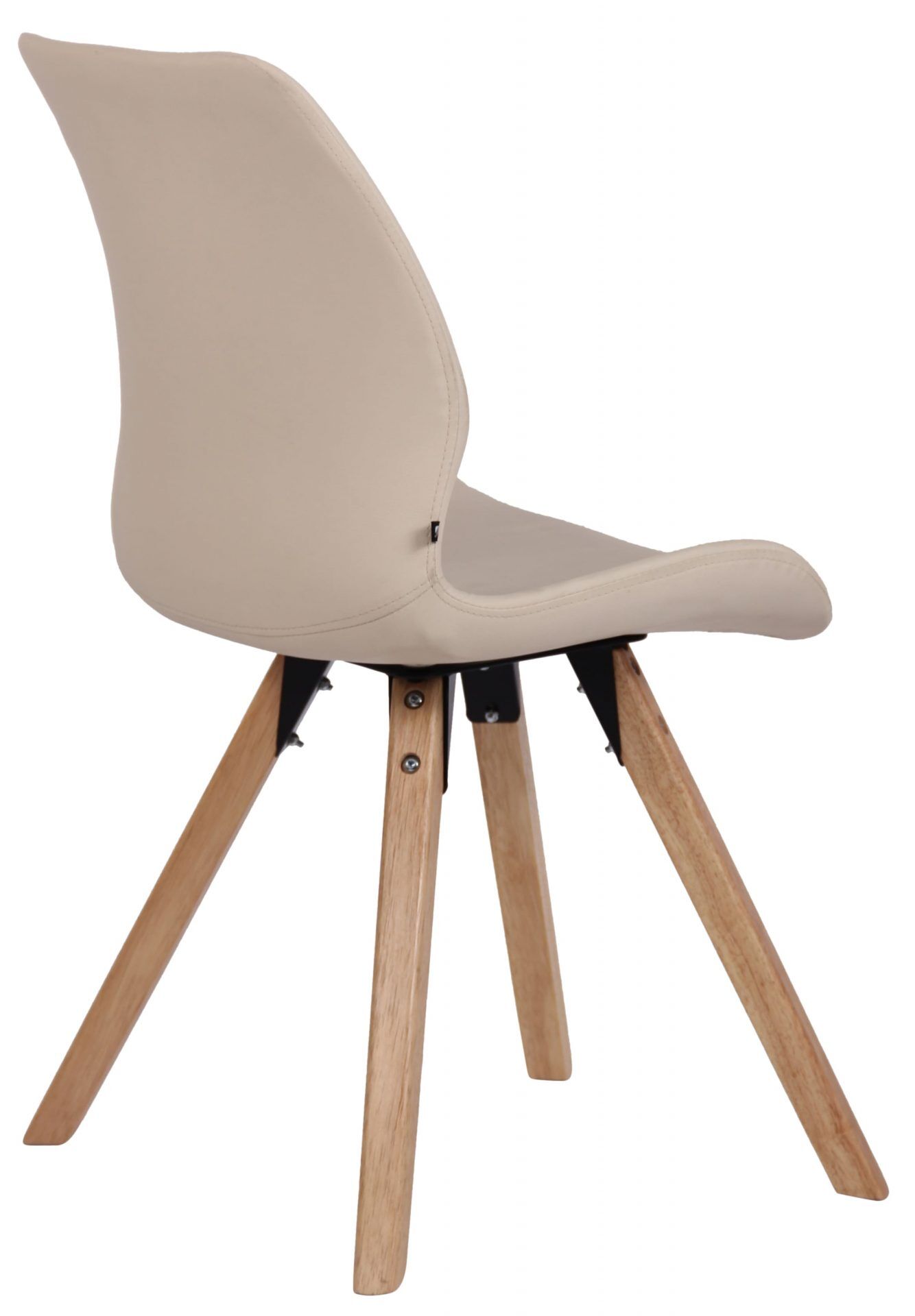 Stuhl Luna Kunstleder, creme