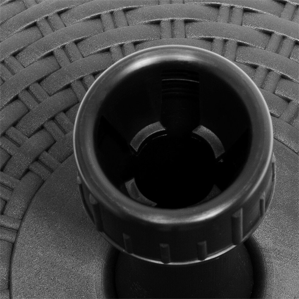 Schirmständer Anthrazit Polyrattan Optik Ø45cm