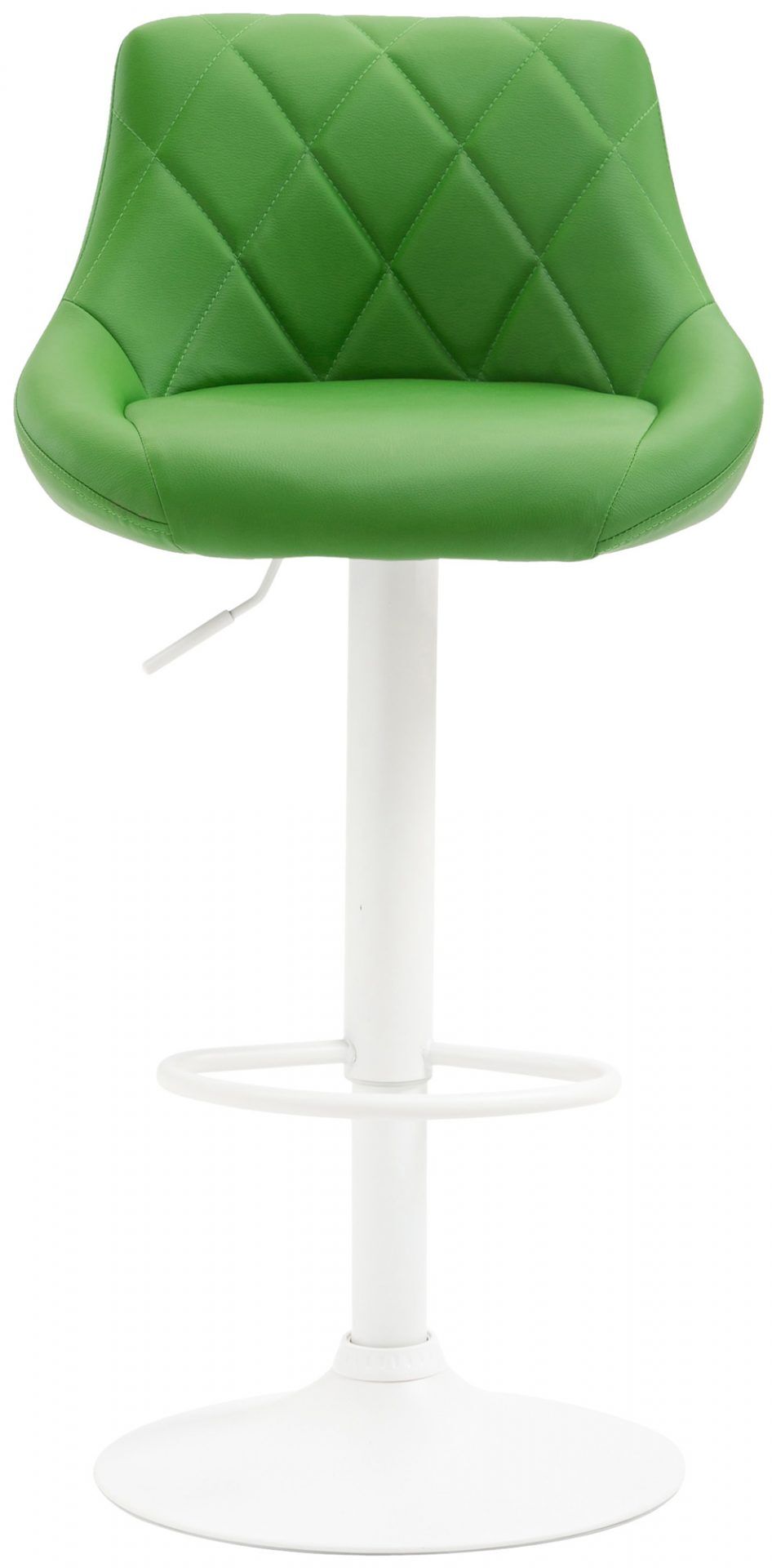 Barhocker Lazio Kunstleder weiß, grün