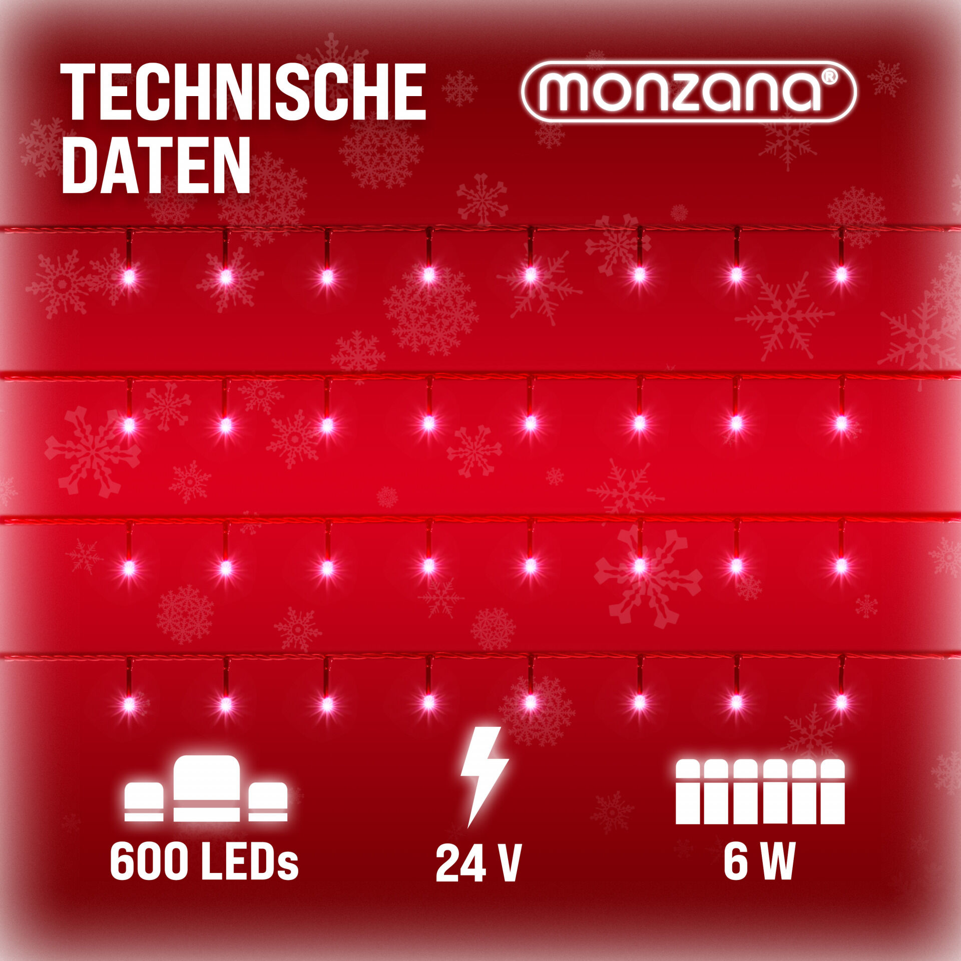 Lichterkette Weihnachten Kaltweiß 60m Fernbedienung