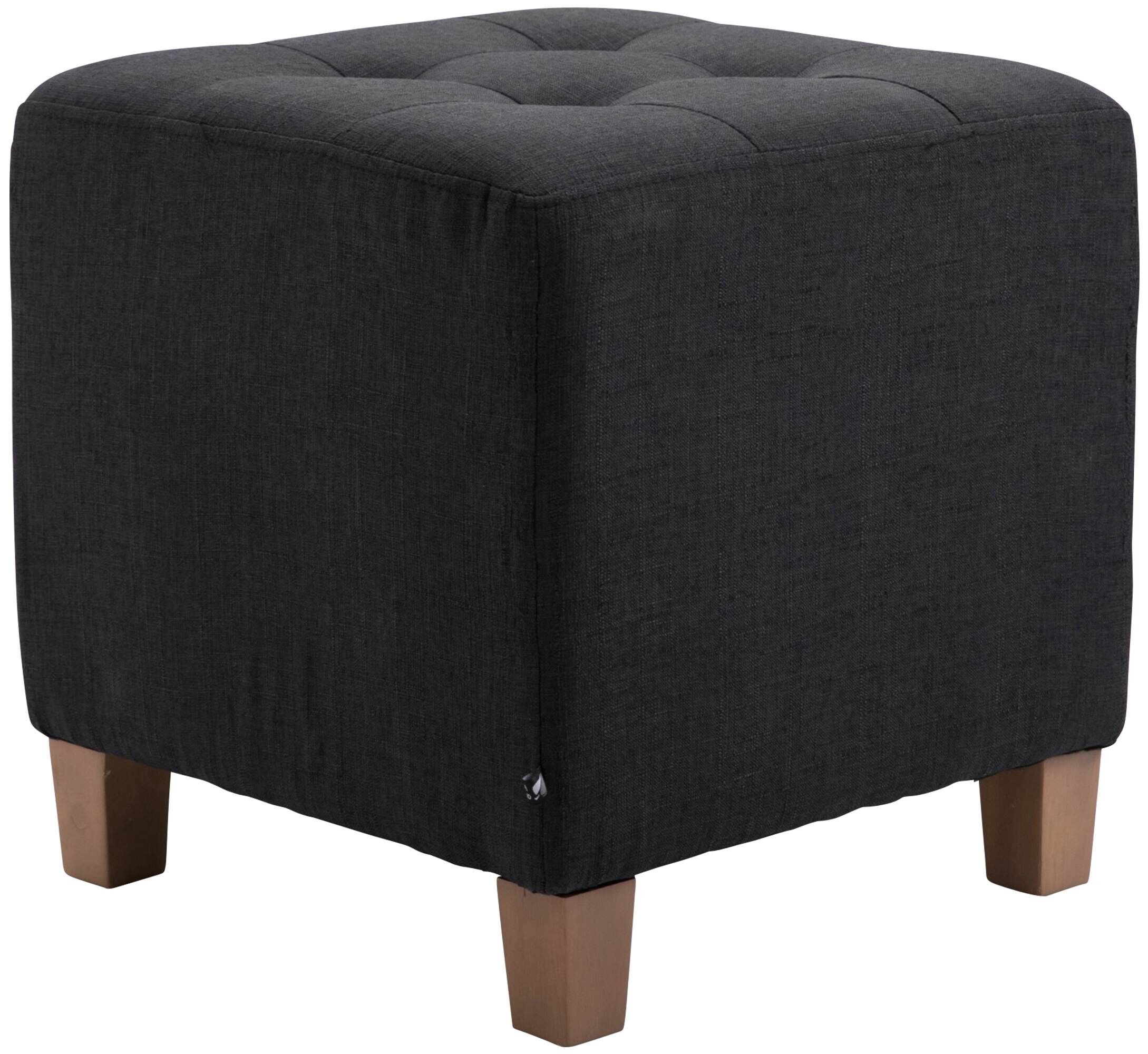 Sitzhocker Pharao, antik-hell, schwarz