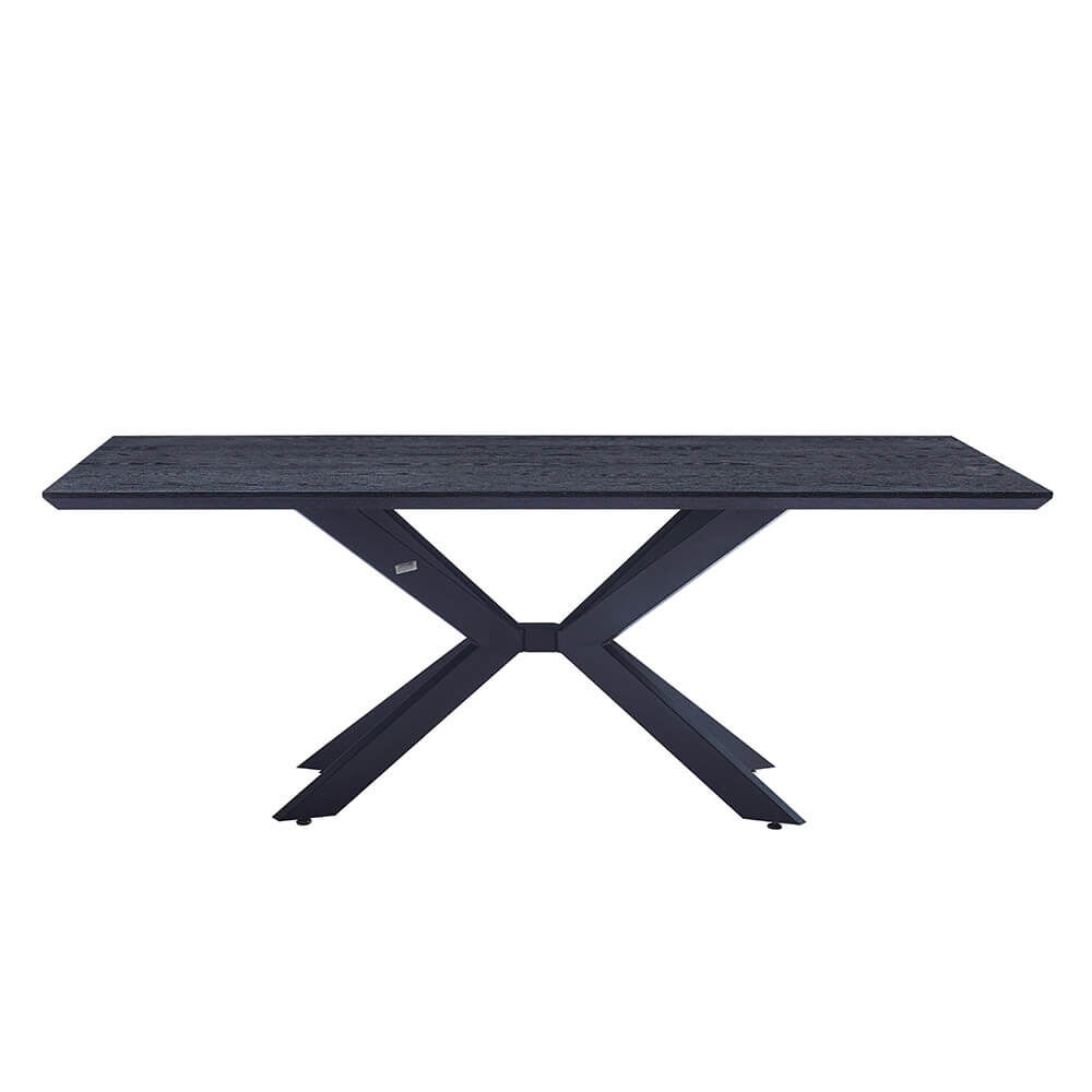 Esstisch Eckig AVENCIA inkl. Sternfuß - 200 x 120 cm Dark Oak