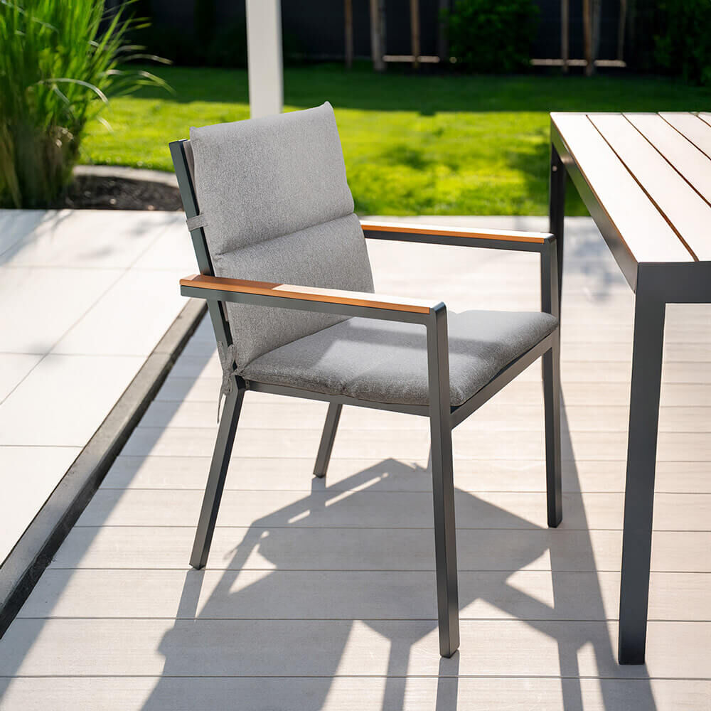 Gartenstuhlauflage SEDERA Grau - 10er Set