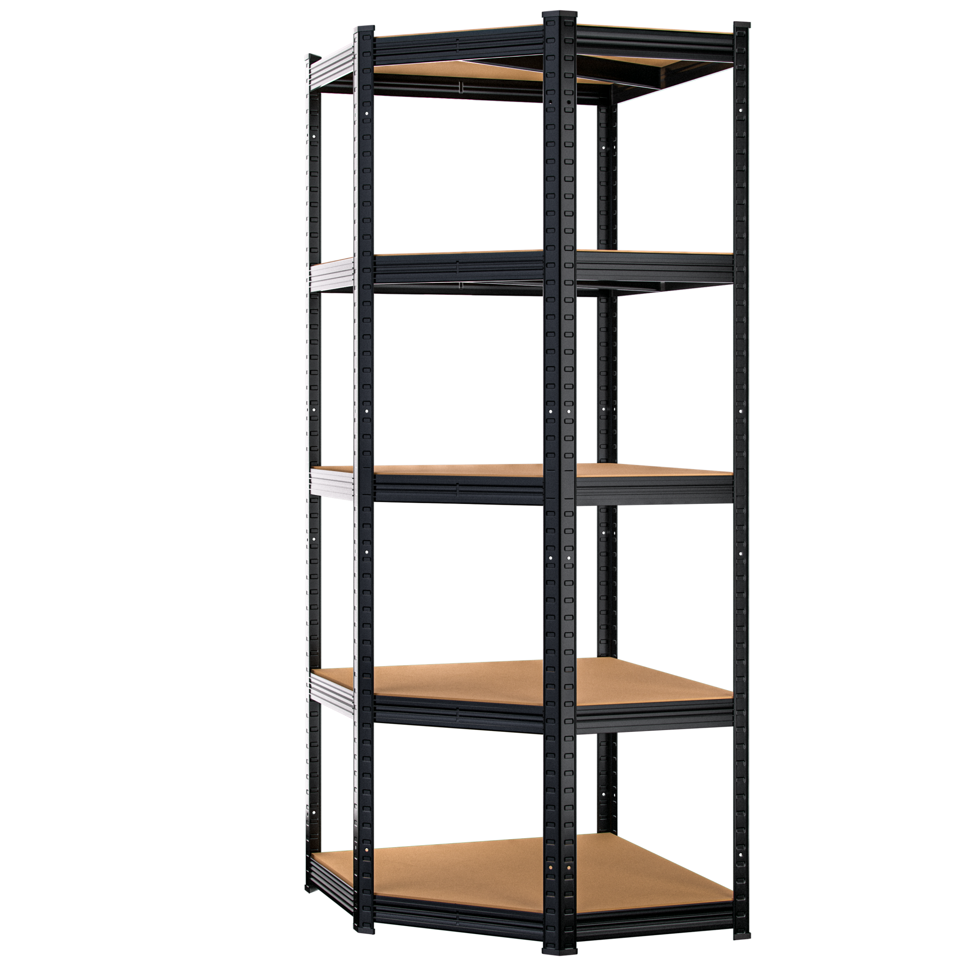 Schwerlasteckregal Schwarz 180x70x40cm verzinkt 875kg