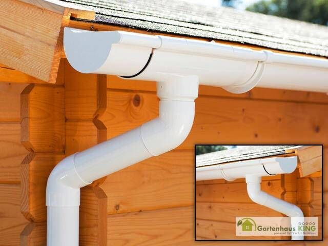 Dachrinnen Set für Pultdach – 175 cm Verlängerung, Anthrazit