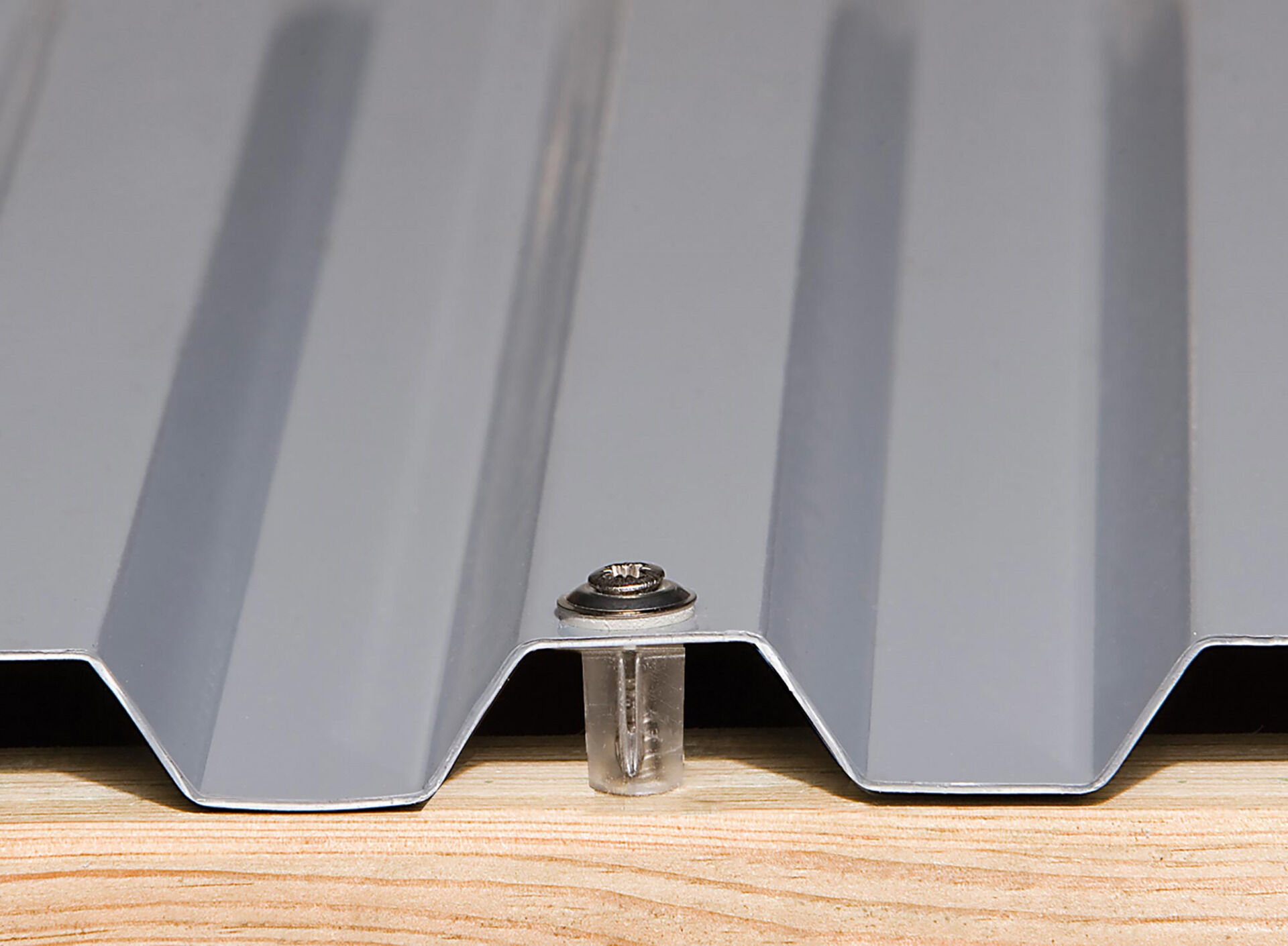 weka Flachdach-Einzelcarport 617 Gr.1 mit PVC-Dachplatten